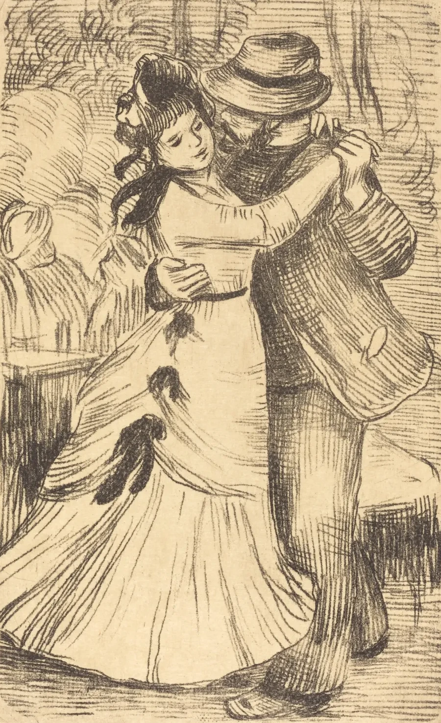 Dancing in the Country (La danse a la campagne), Pierre-Auguste Renoir