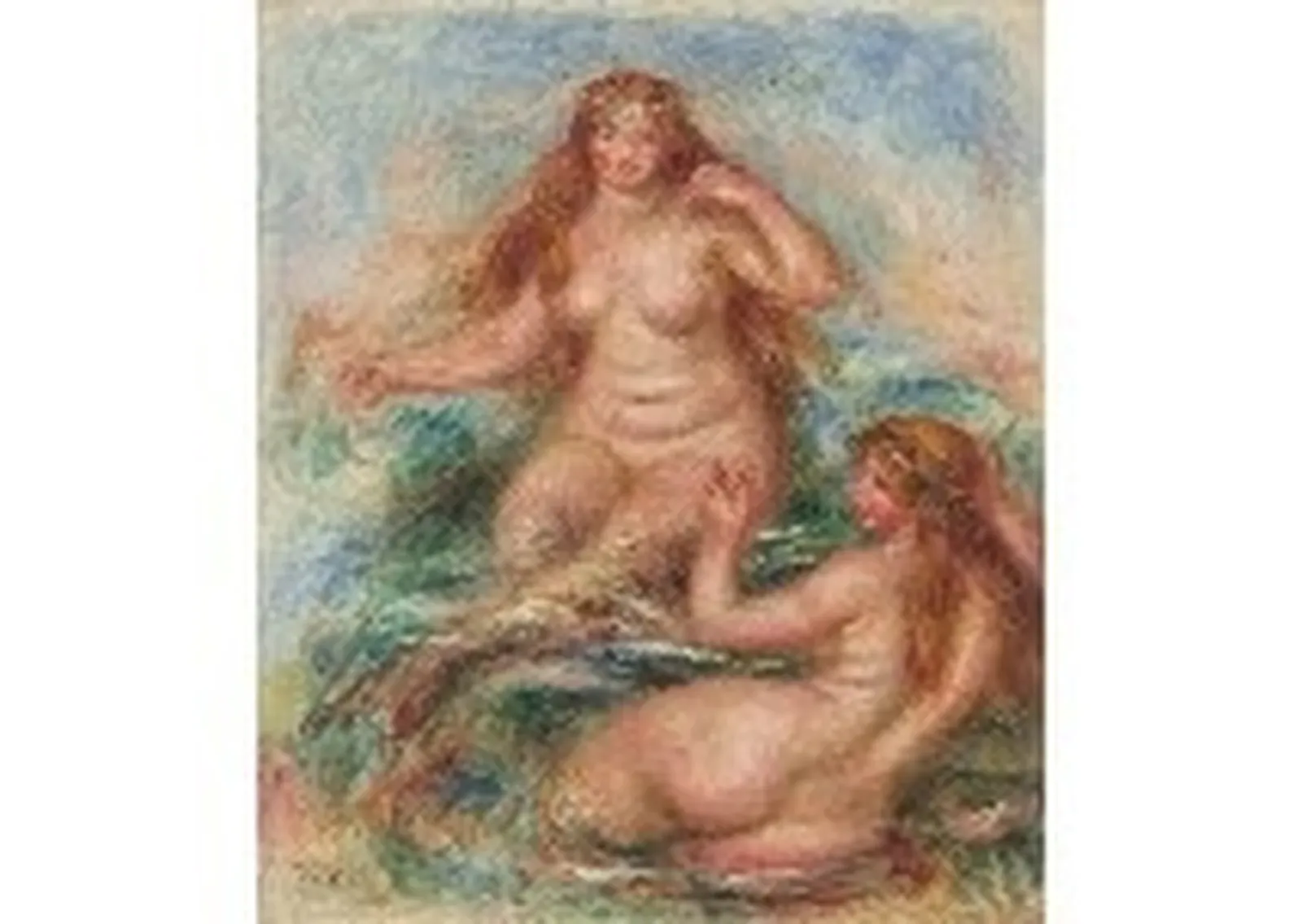 Deux sirènes, Pierre-Auguste Renoir
