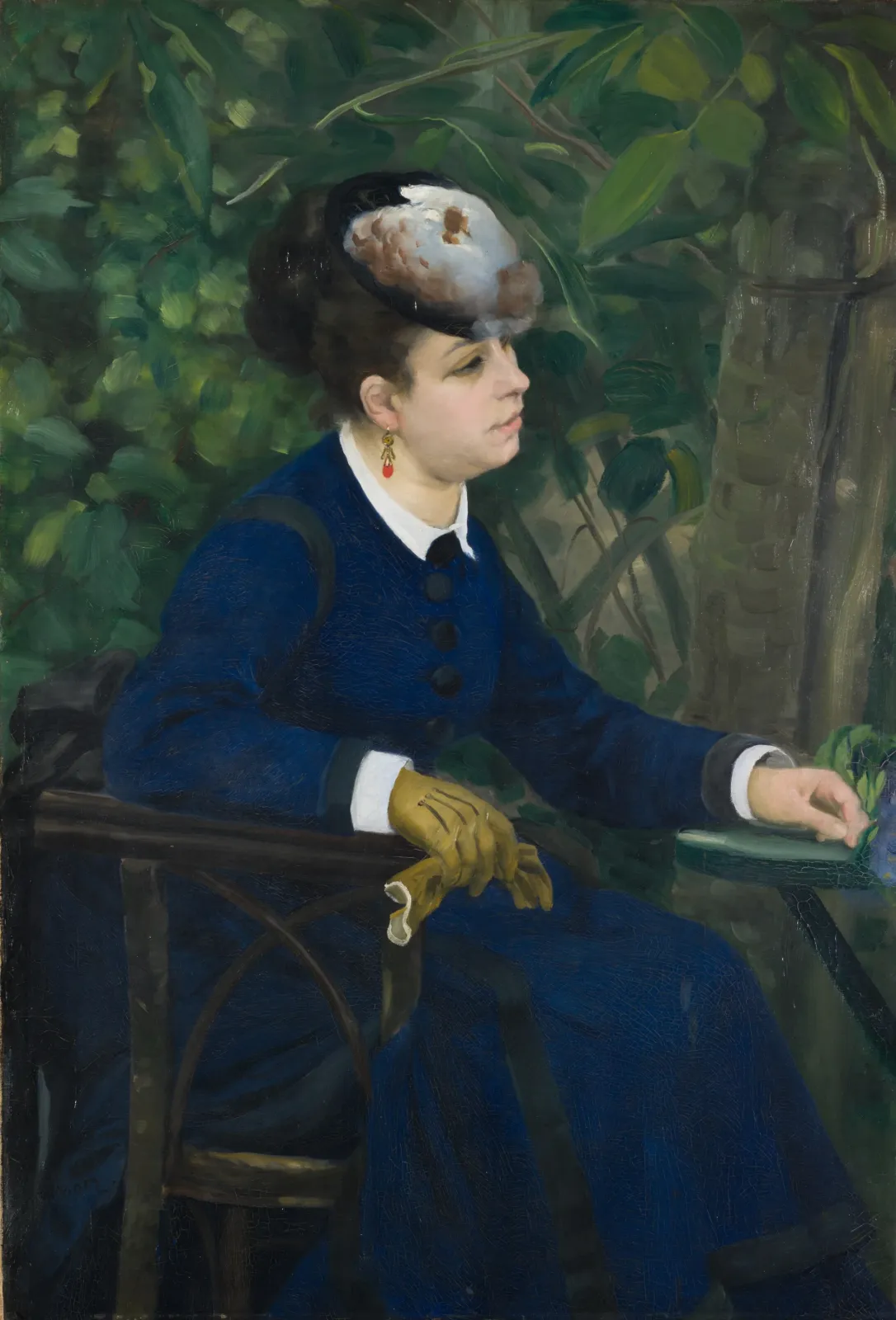 Femme dans un jardin, Pierre-Auguste Renoir
