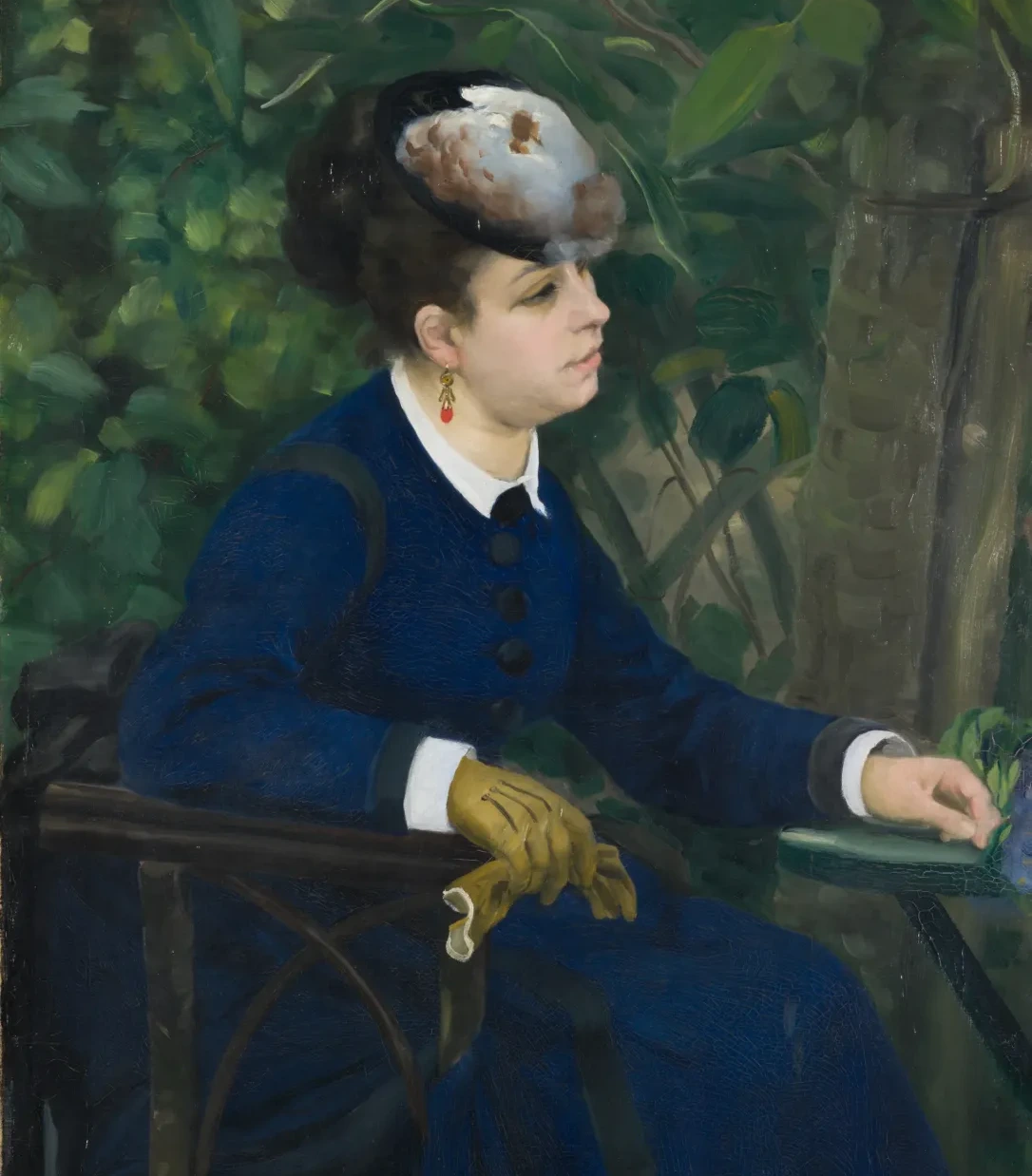 Femme dans un jardin, Pierre-Auguste Renoir