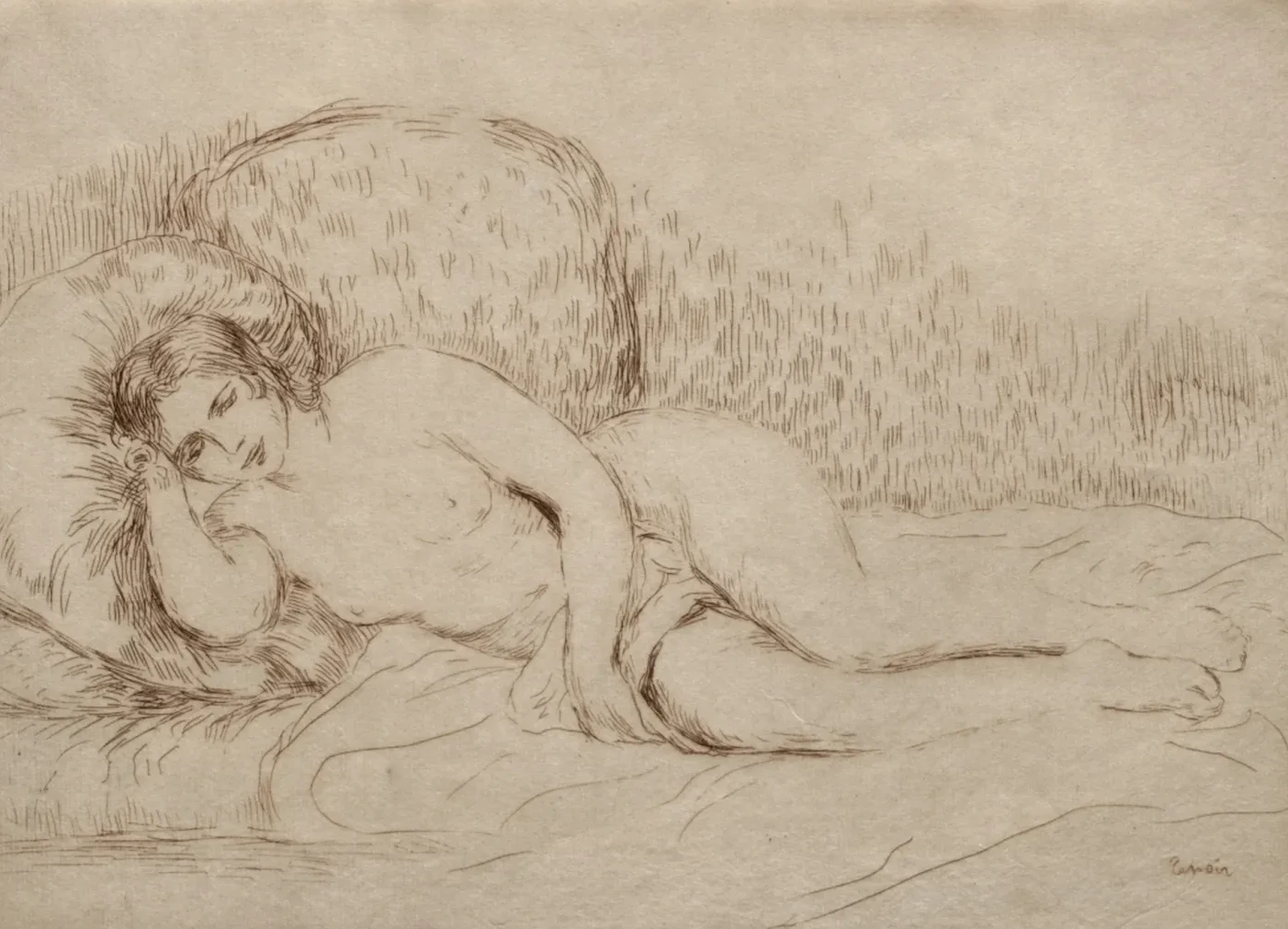 Femme nue couchée, Pierre-Auguste Renoir