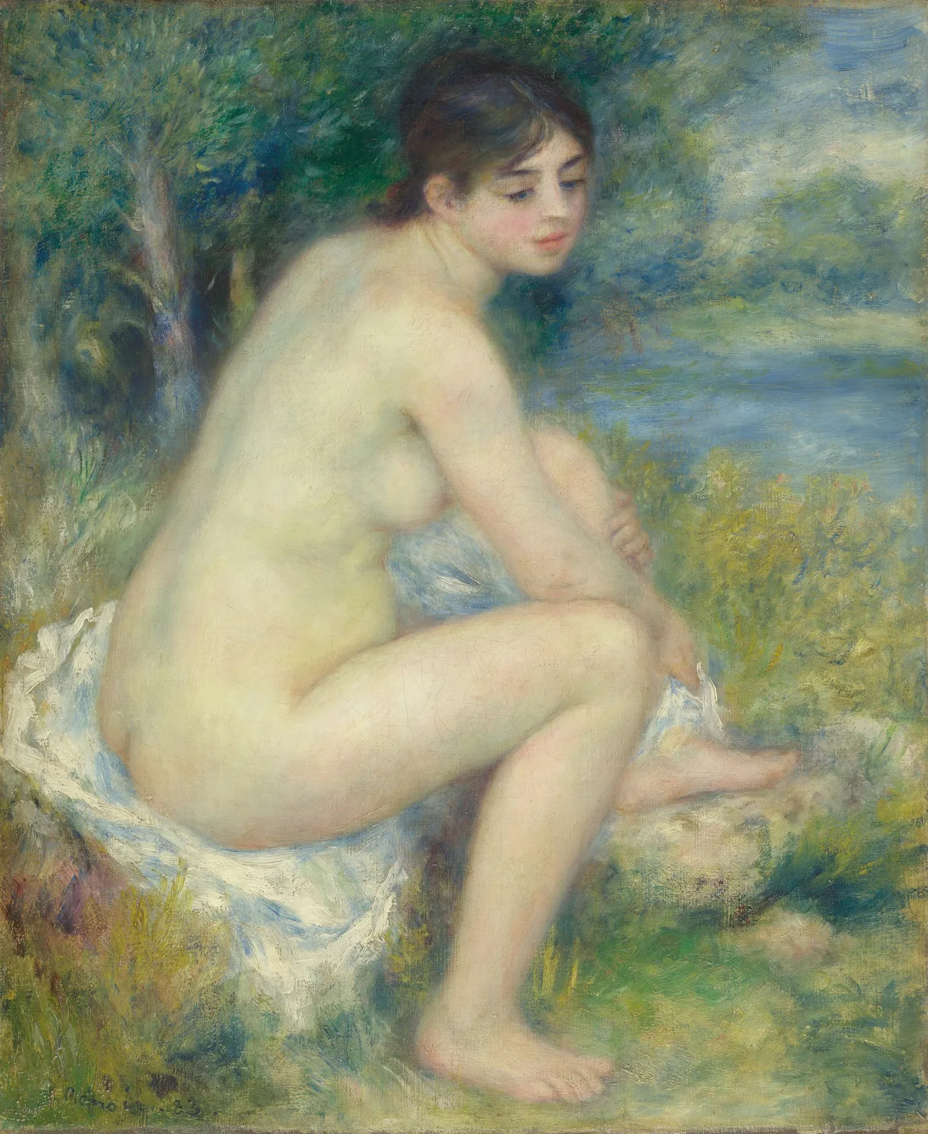 Femme nue dans un paysage, Pierre-Auguste Renoir