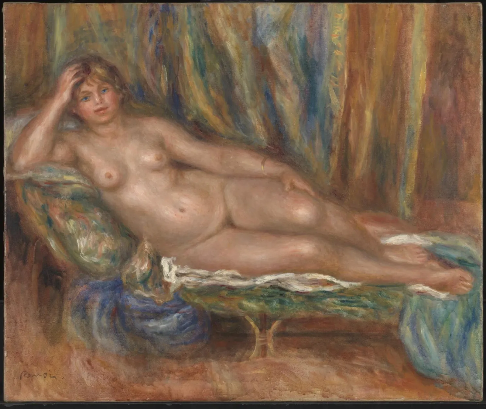 Femme nue sur un canapé, Pierre-Auguste Renoir