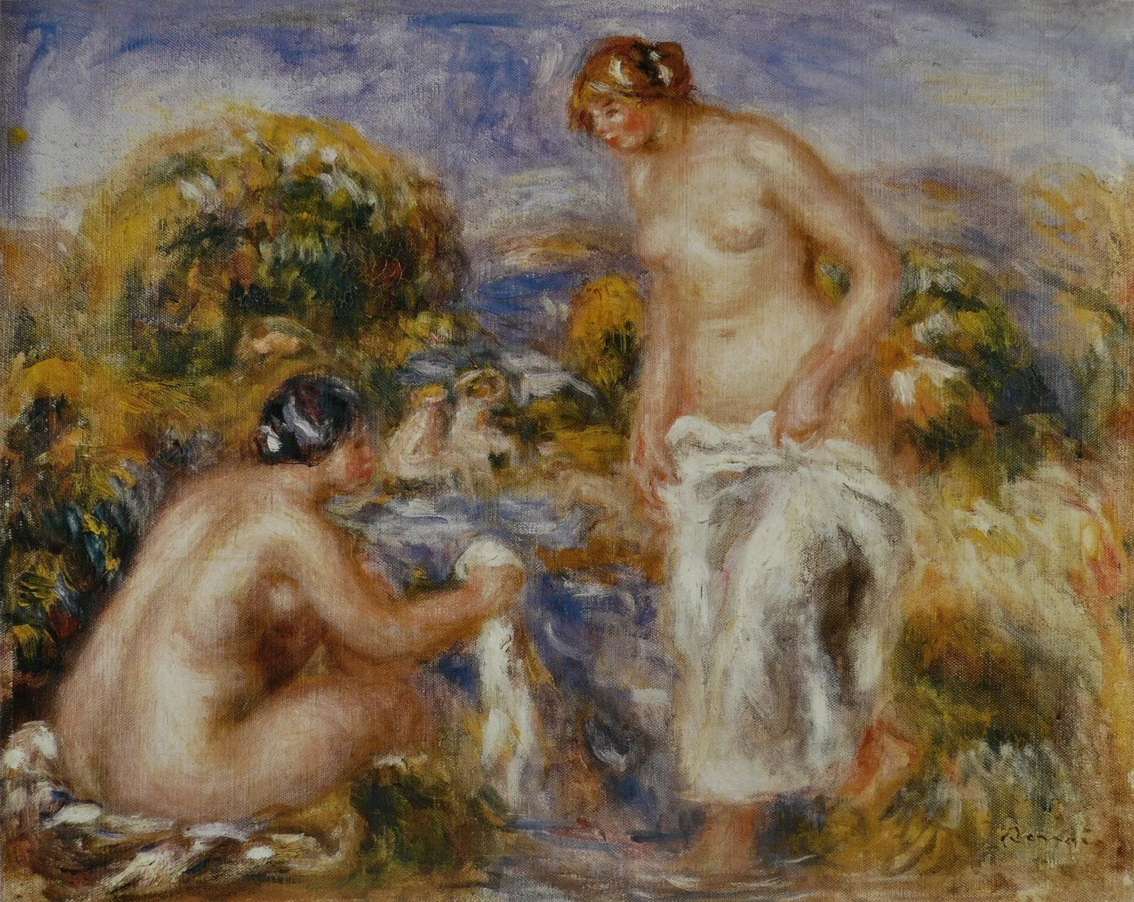 Femmes au bain, Pierre-Auguste Renoir