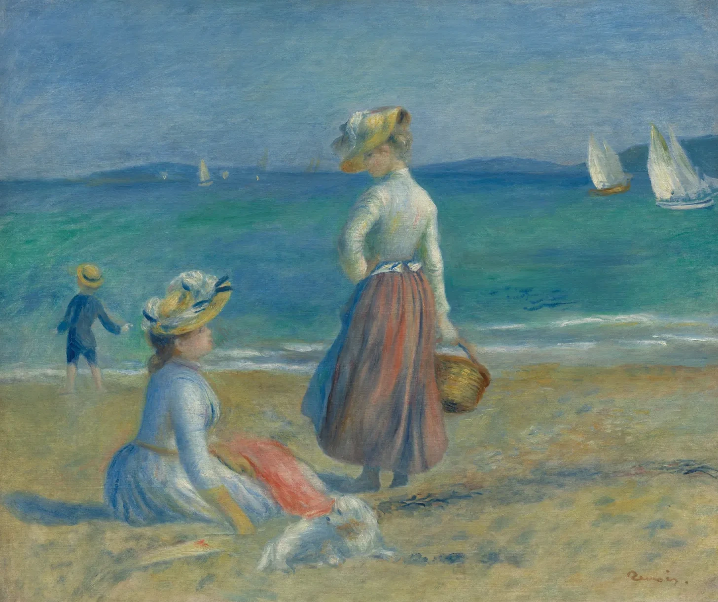 Figures on the Beach, Pierre-Auguste Renoir