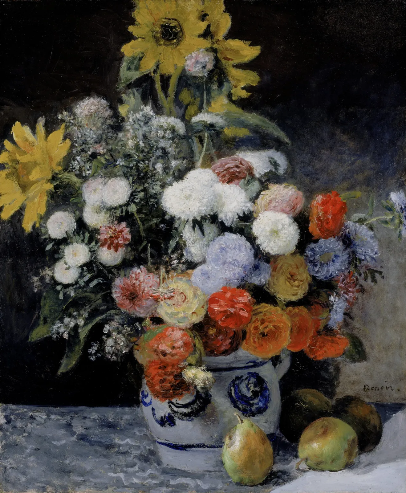 Fleurs, Pierre-Auguste Renoir