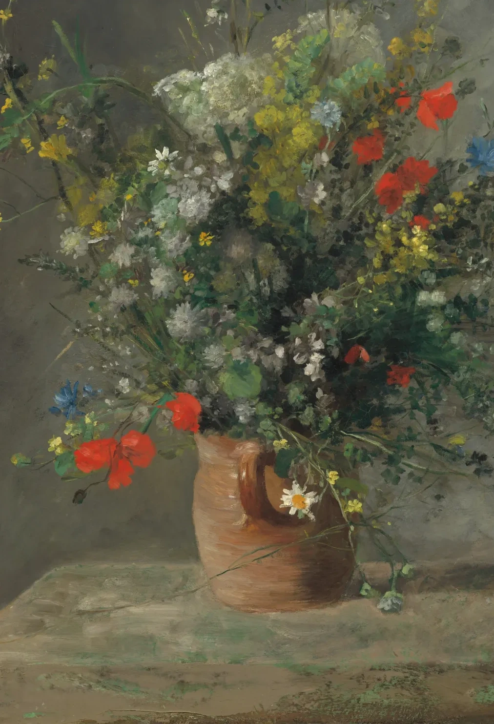 Flowers in a Vase, Pierre-Auguste Renoir