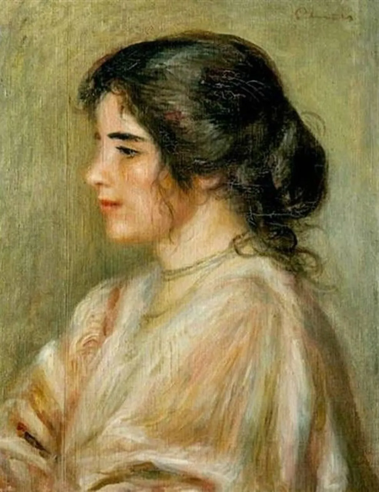 Gabrielle de profil, Pierre-Auguste Renoir