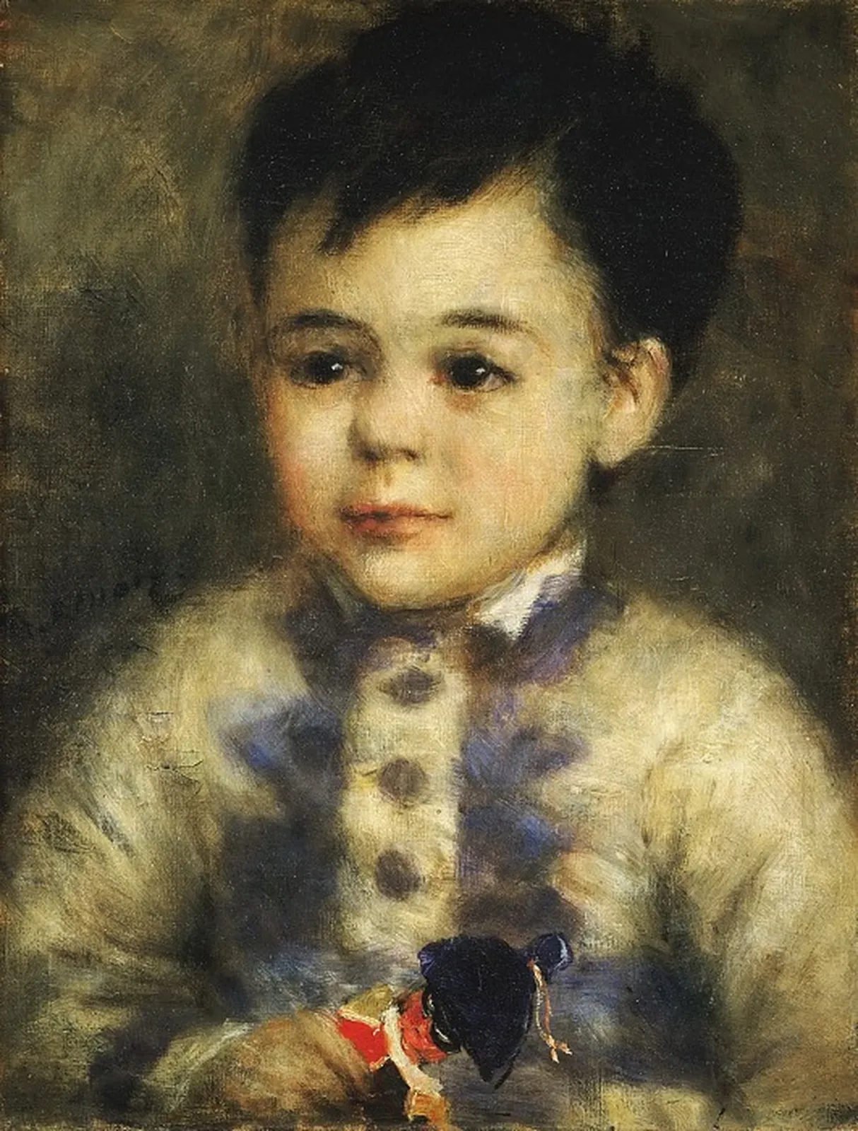 Garçon avec un petit soldat, Pierre-Auguste Renoir