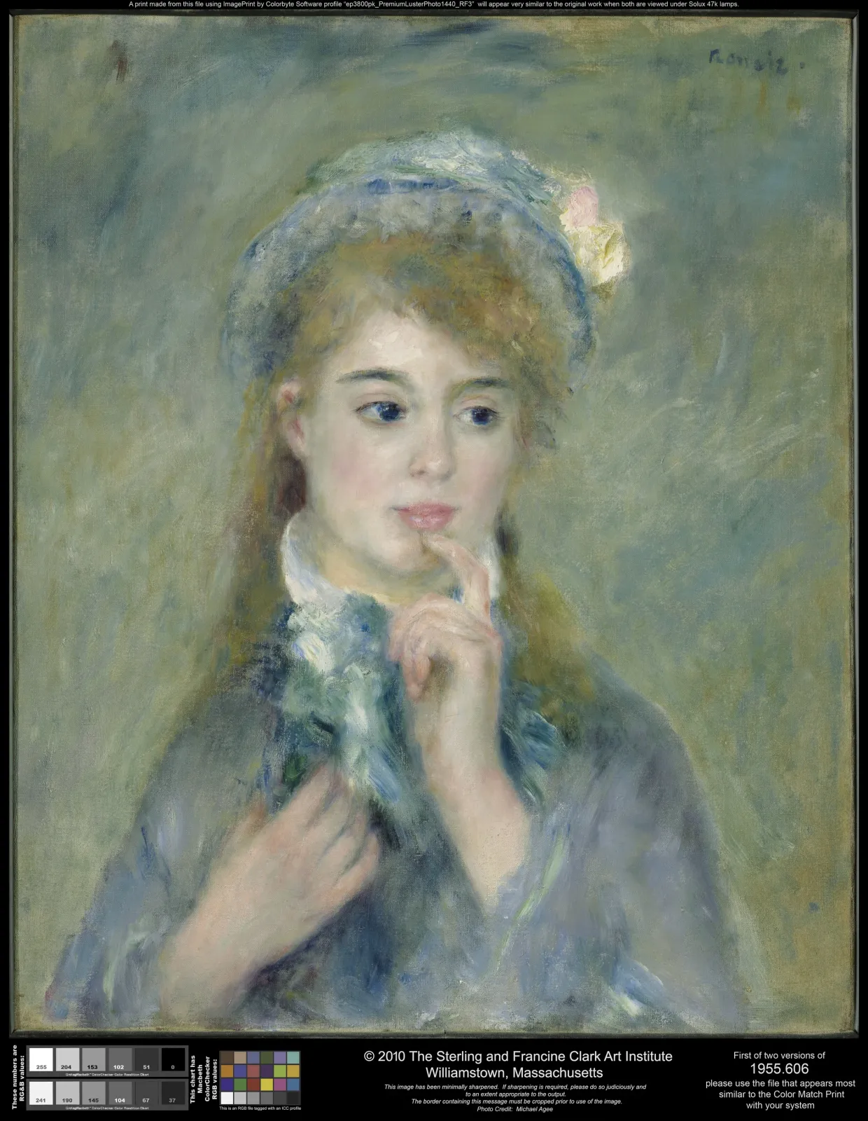 Ingénue, Pierre-Auguste Renoir