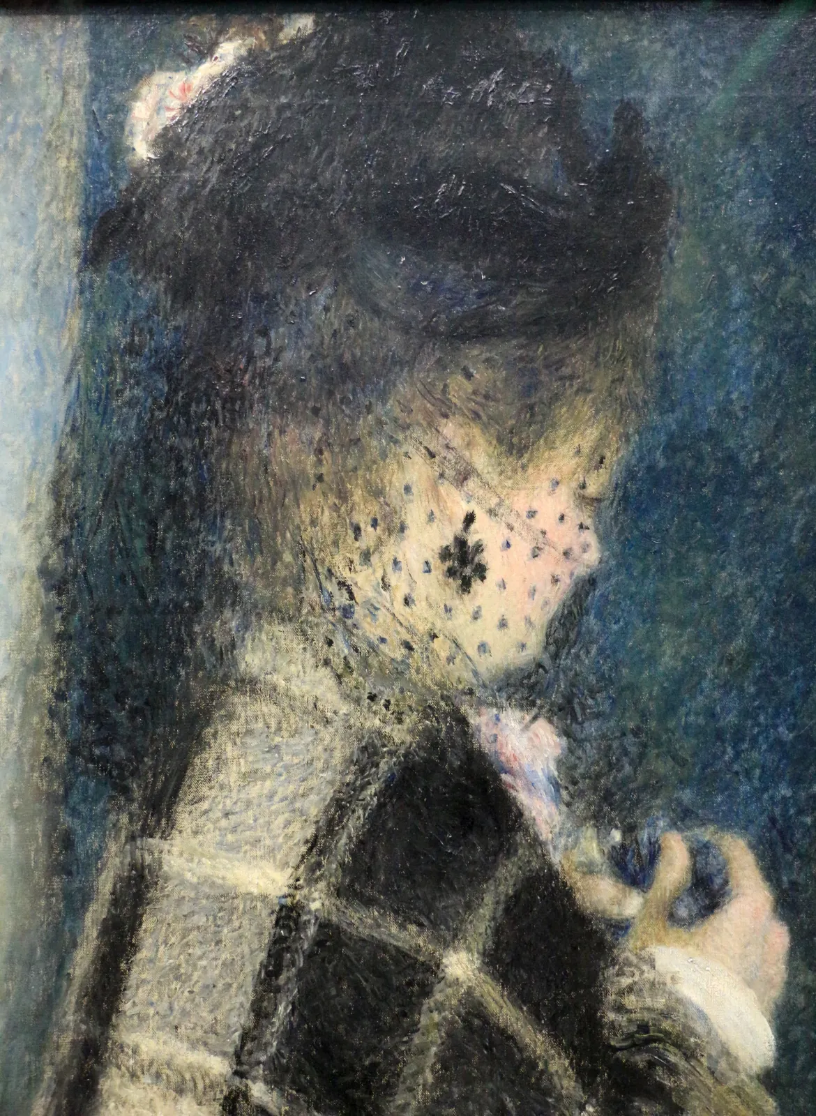 Jeune femme à la voilette, Pierre-Auguste Renoir