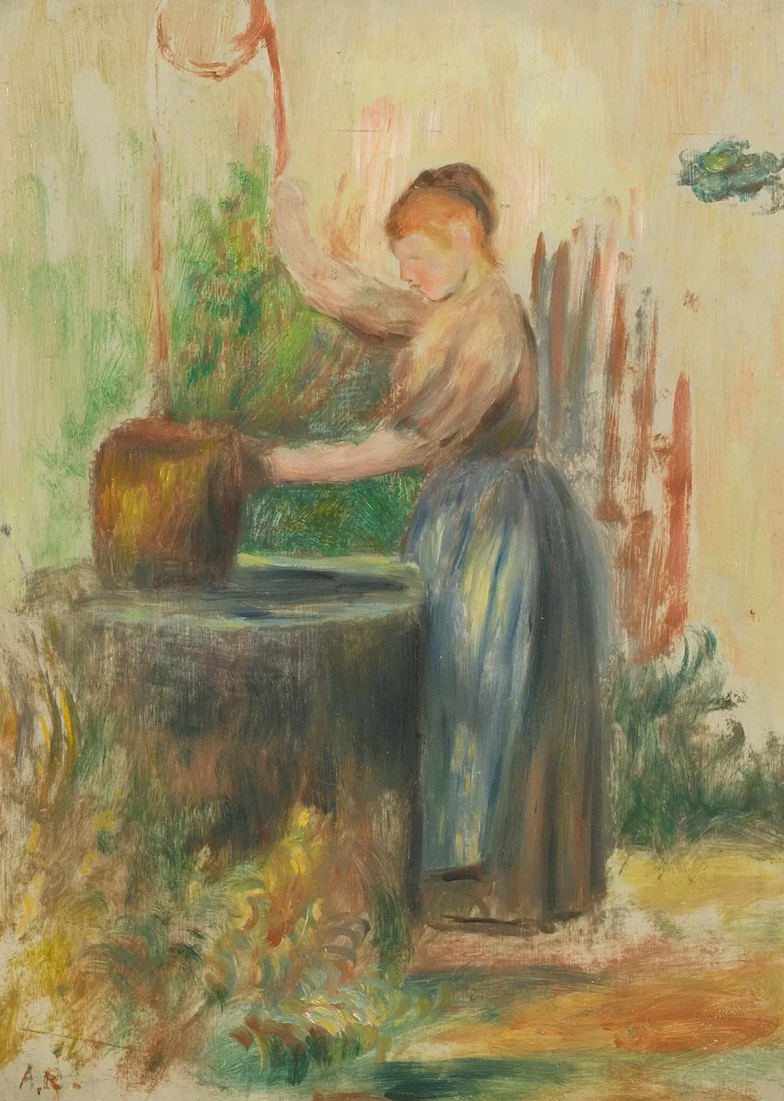 Jeune Femme au puits, Pierre-Auguste Renoir
