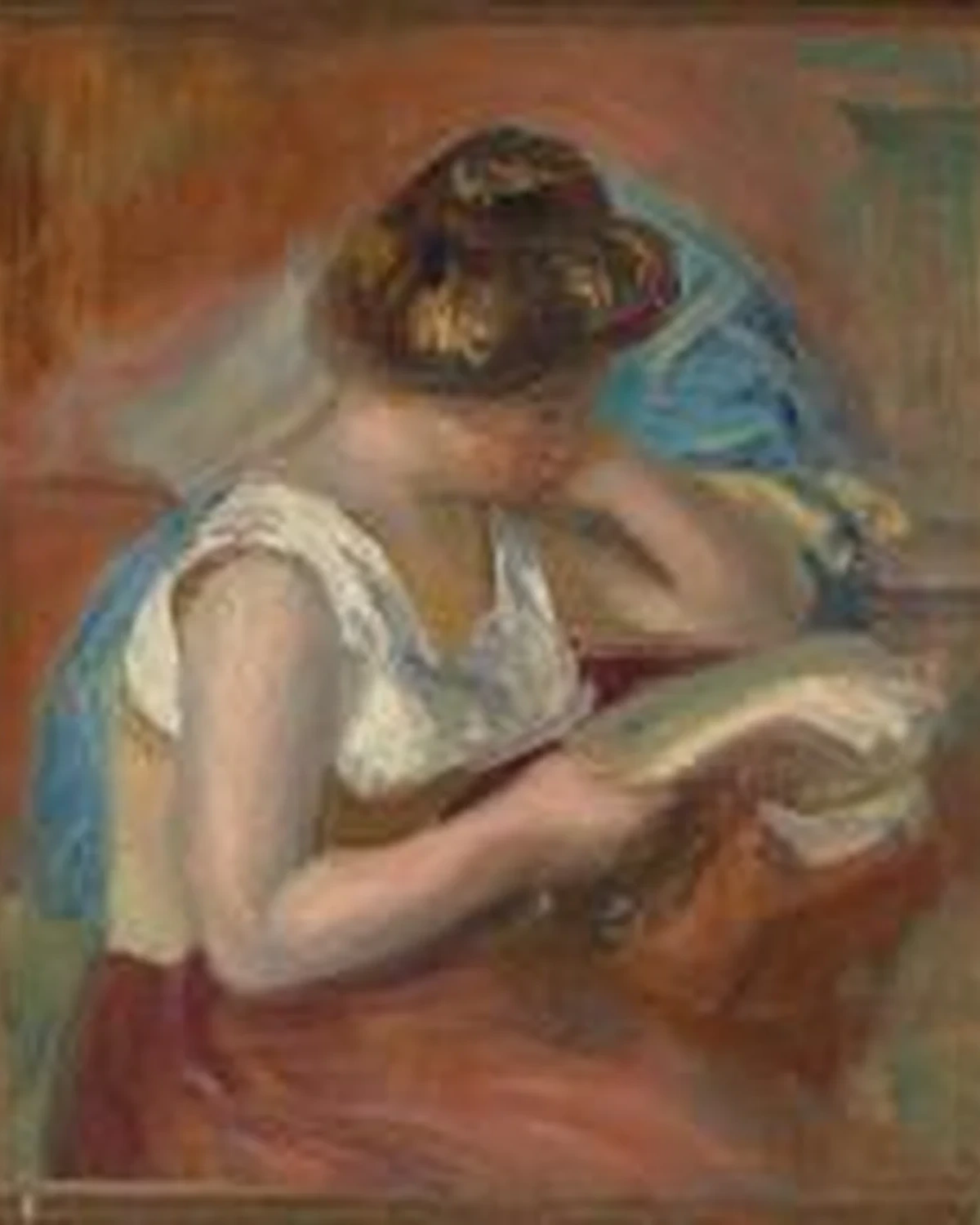 Jeune femme lisant, Pierre-Auguste Renoir