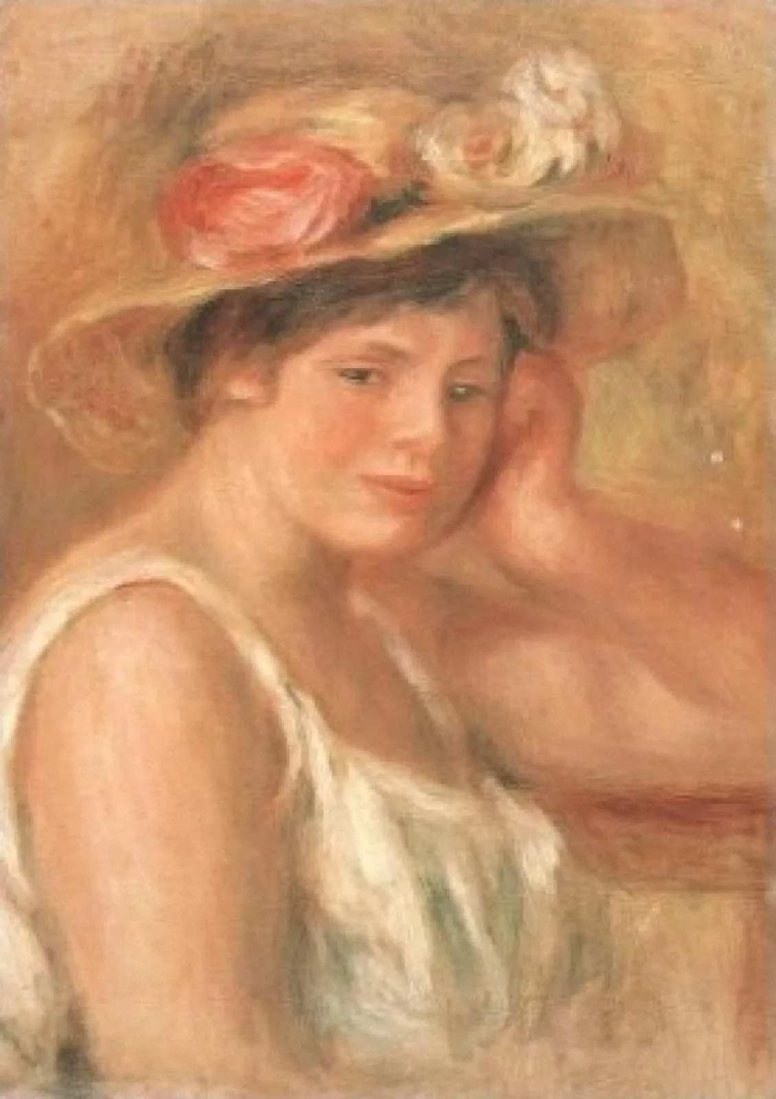 Jeune fille au chapeau, Pierre-Auguste Renoir