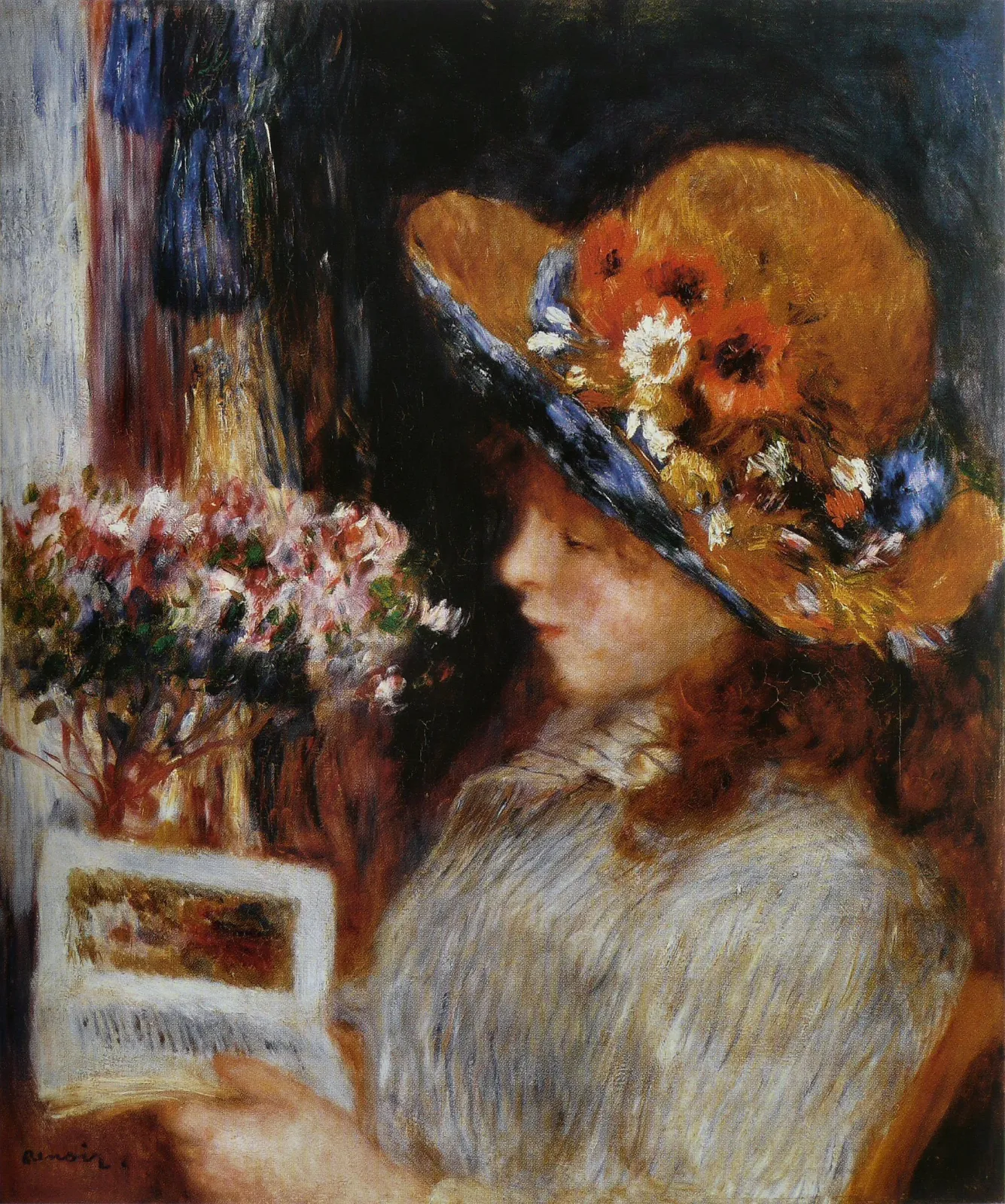 Jeune Fille lisant, Pierre-Auguste Renoir
