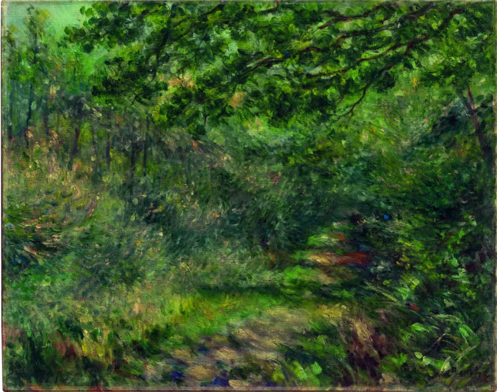 L'allée au bois, Pierre-Auguste Renoir