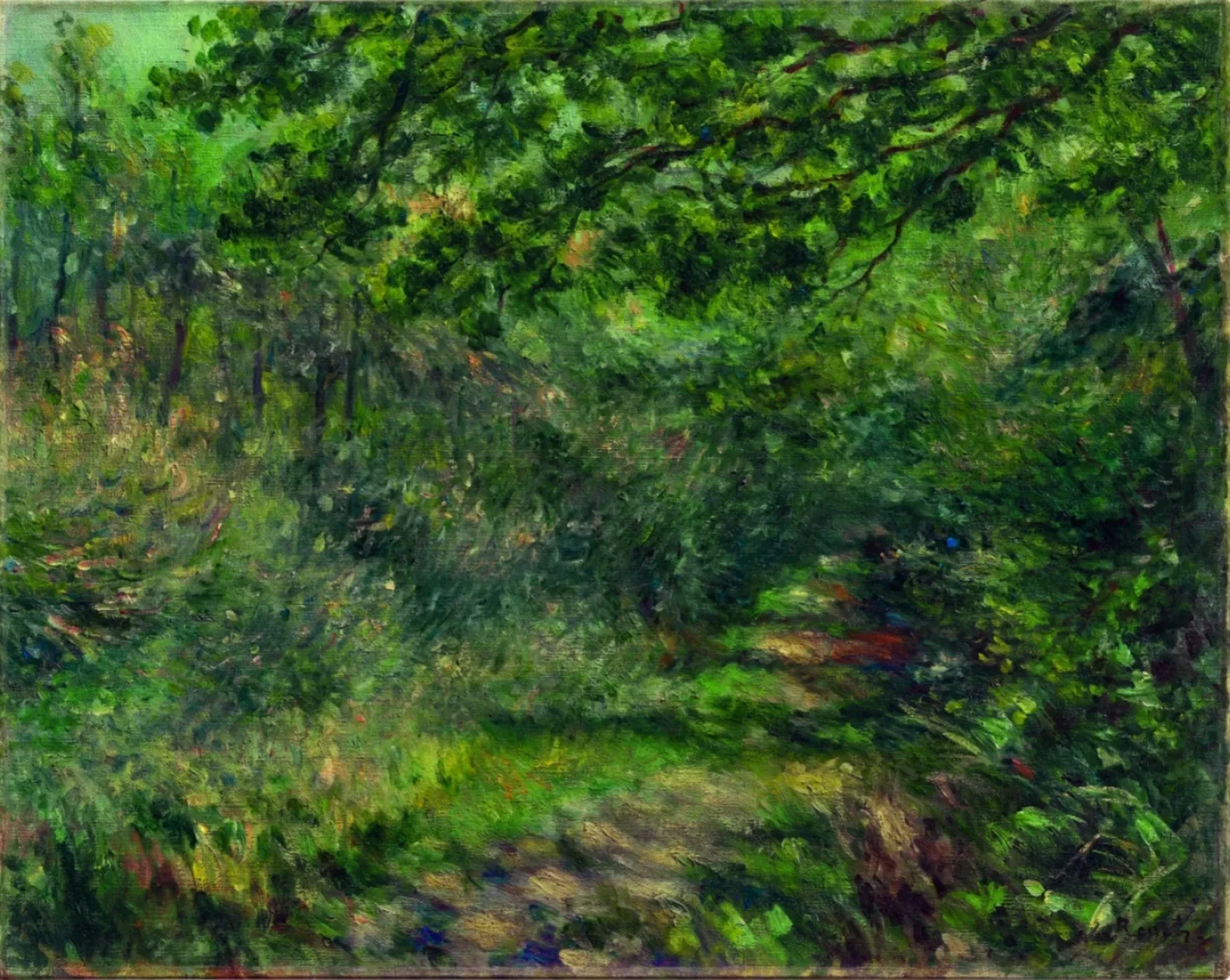 L'allée au bois, Pierre-Auguste Renoir