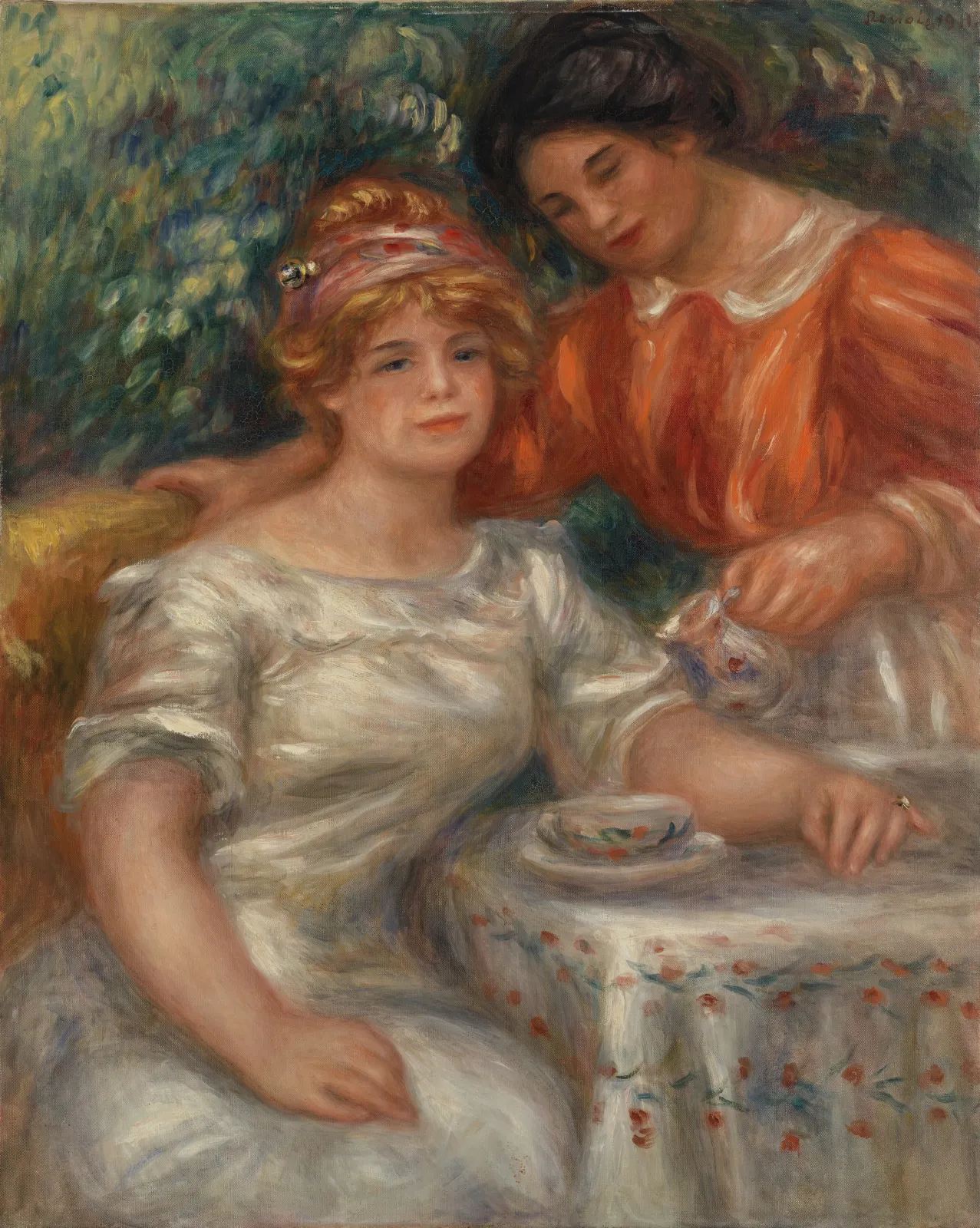 L'heure du thé, Pierre-Auguste Renoir