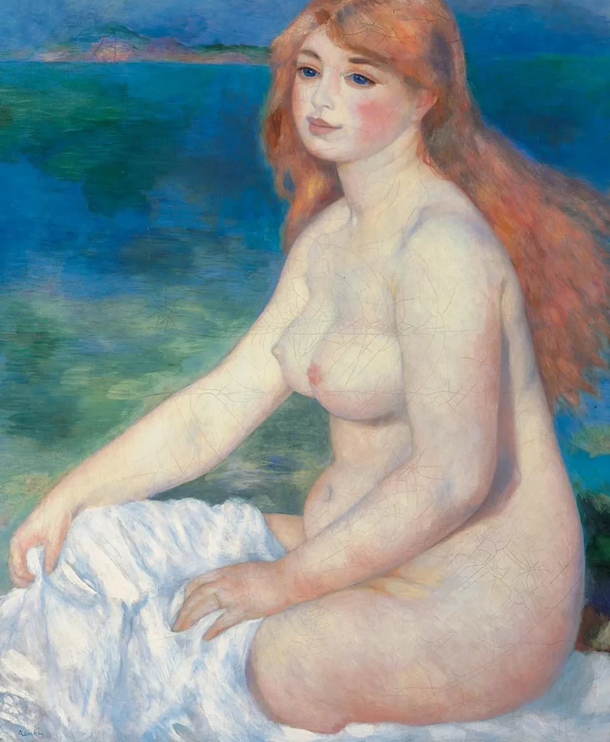 La Baigneuse blonde, Pierre-Auguste Renoir