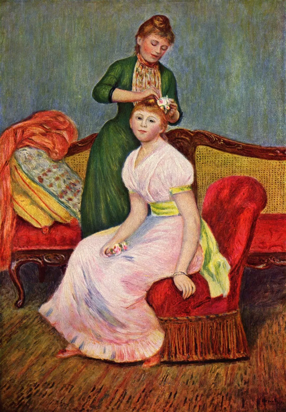 La Coiffure, Pierre-Auguste Renoir