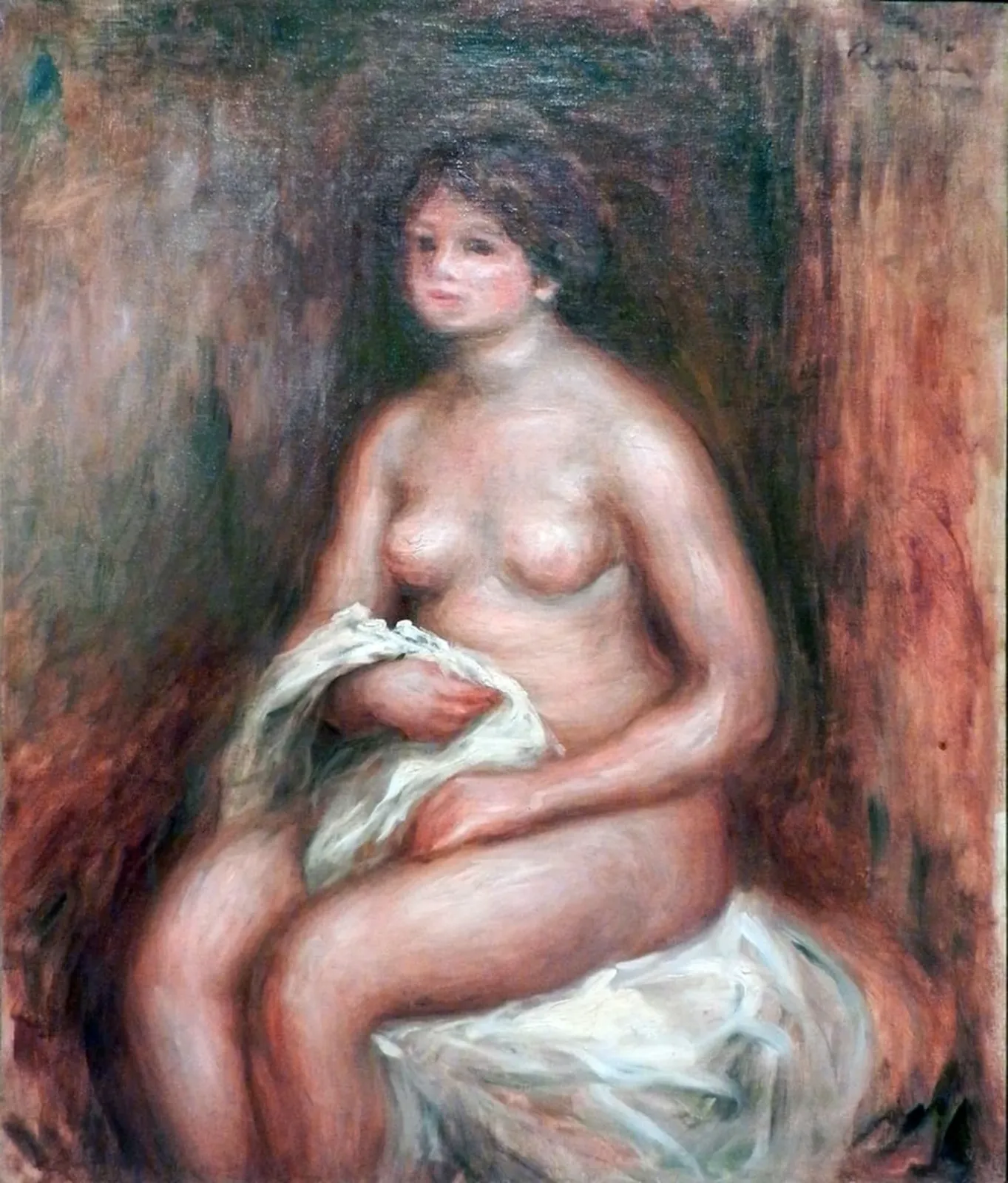 La femme à la draperie, Pierre-Auguste Renoir