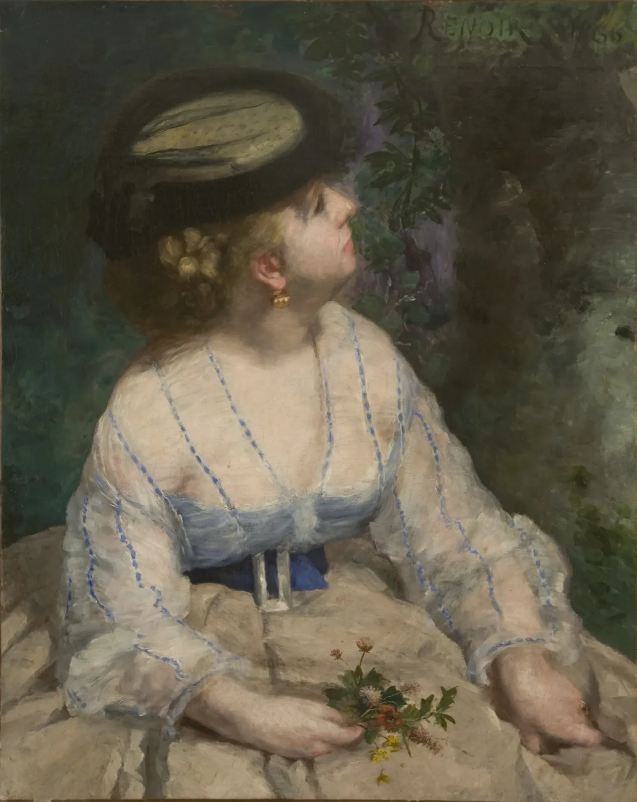 La Fille à l'oiseau, Pierre-Auguste Renoir