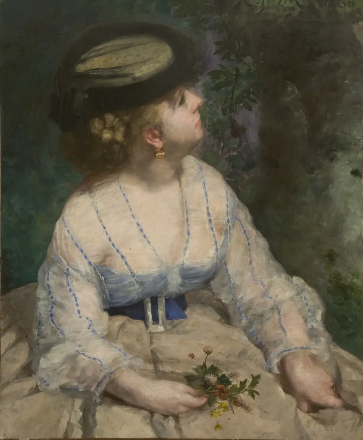 La Fille à l'oiseau, Pierre-Auguste Renoir