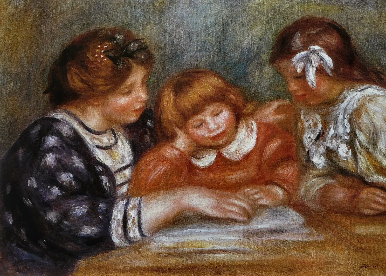 La Leçon, Pierre-Auguste Renoir