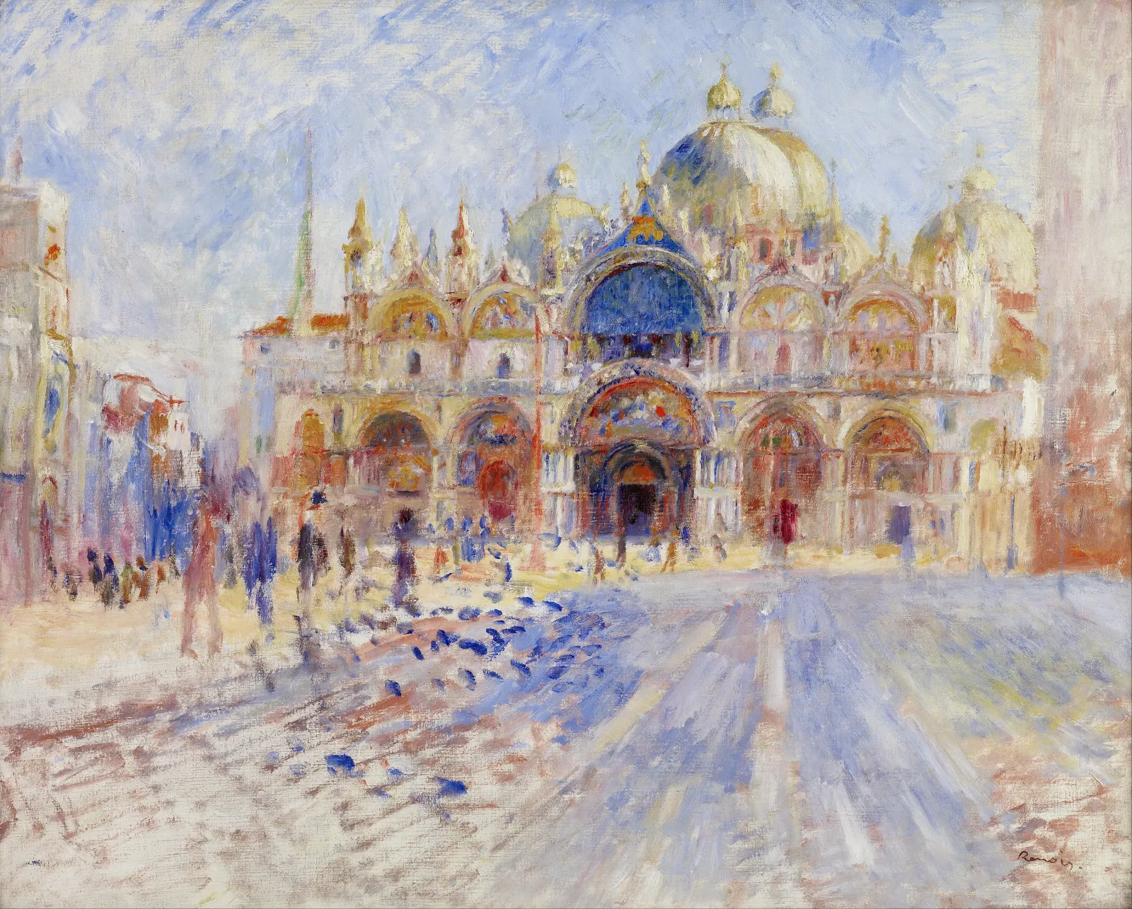 La Place Saint-Marc, Venise, Pierre-Auguste Renoir