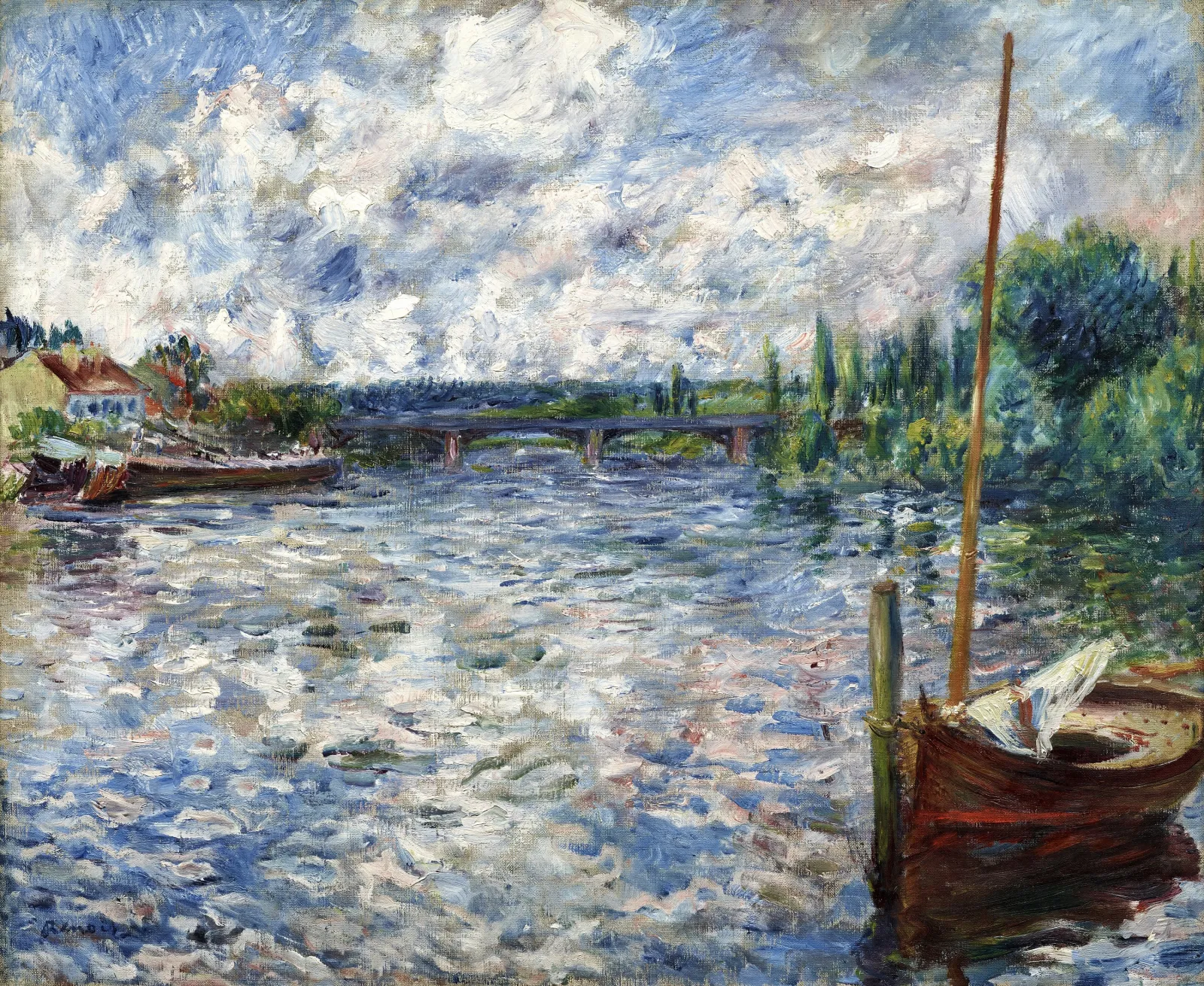 La Seine à Chatou, Pierre-Auguste Renoir