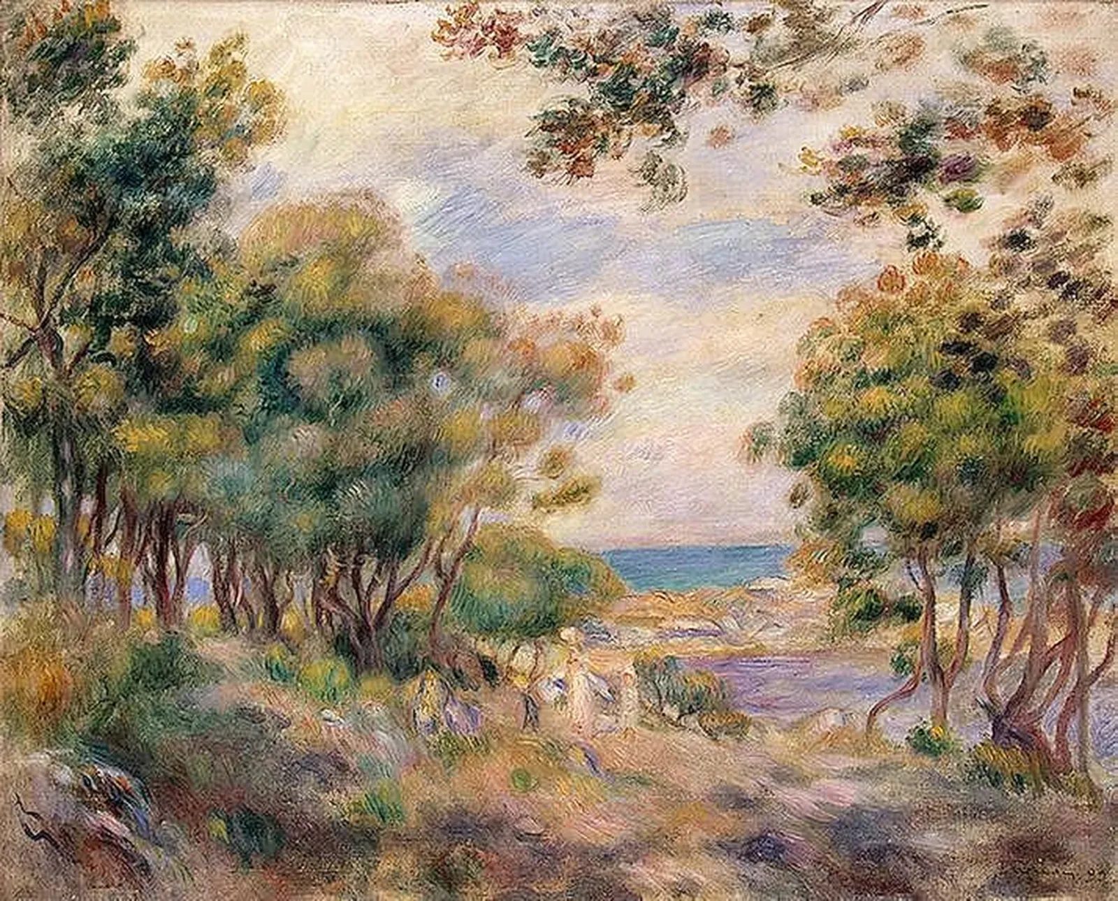 Landscape at Beaulieu, Pierre-Auguste Renoir