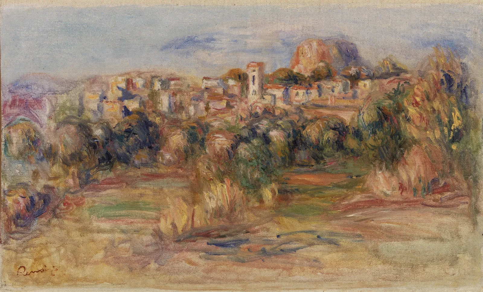 Landscape, La Gaude (Paysage, La Gaude), Pierre-Auguste Renoir