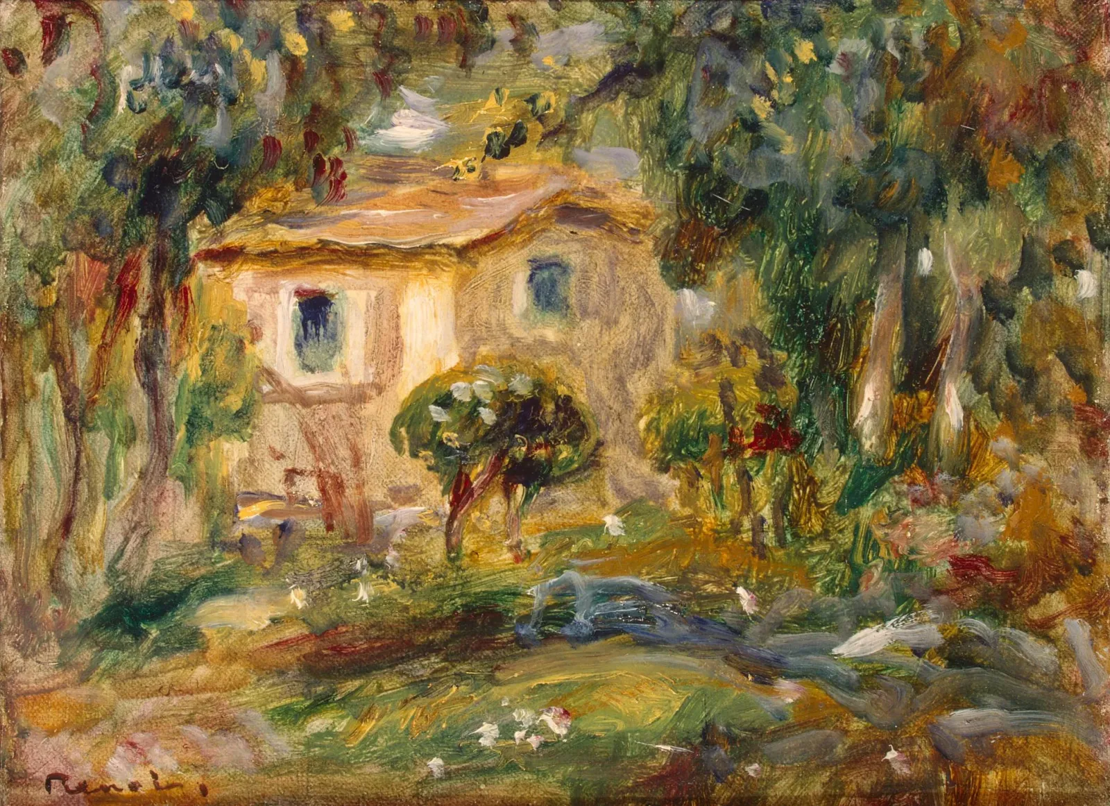 Landscape. Le Cannet, Pierre-Auguste Renoir