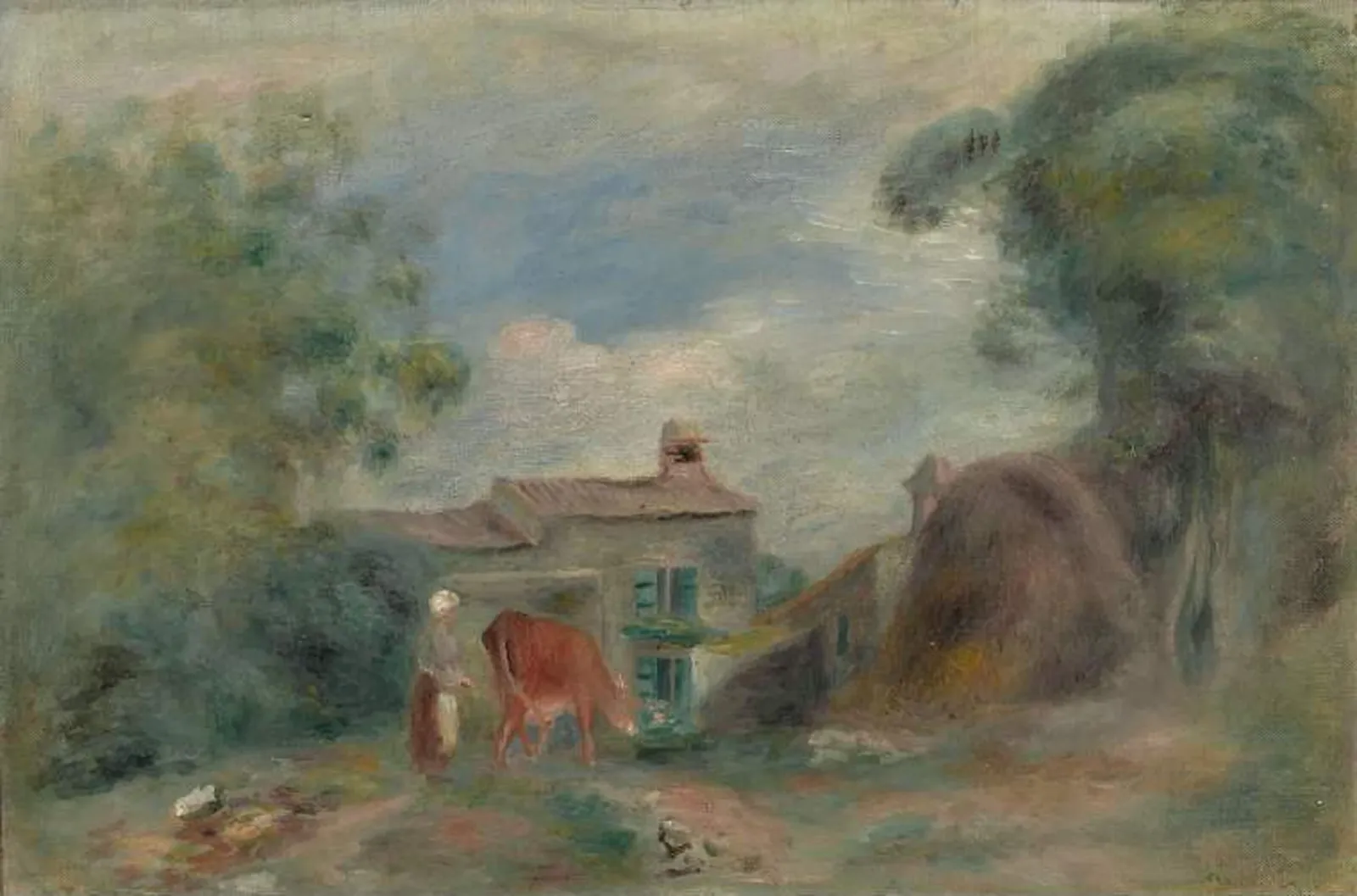 Landscape with figures, Pierre-Auguste Renoir