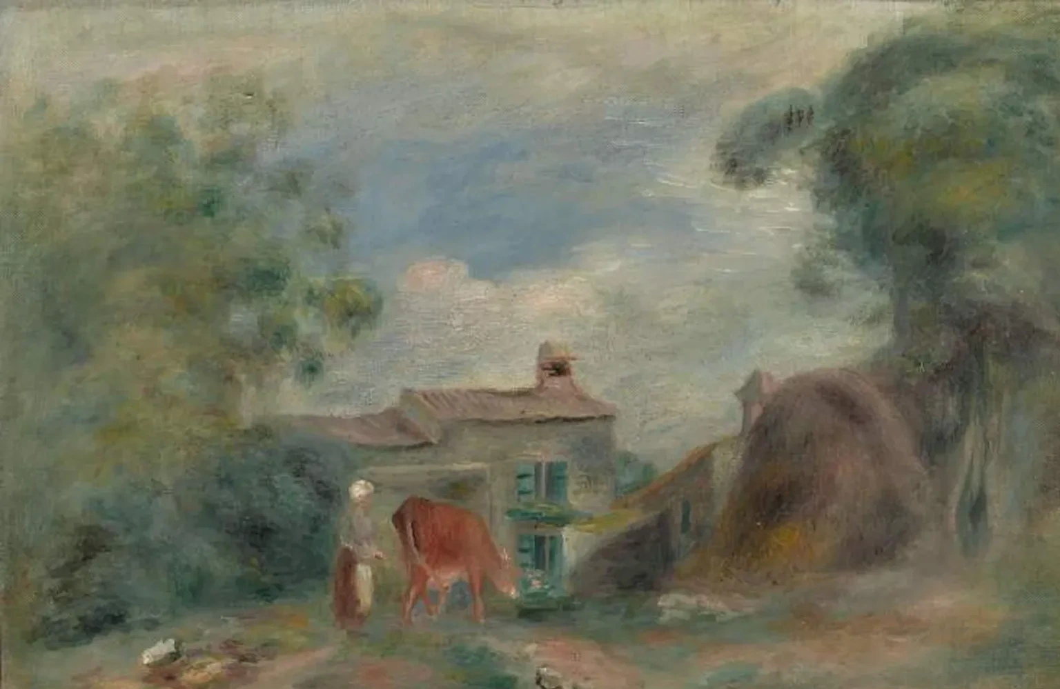 Landscape with figures, Pierre-Auguste Renoir