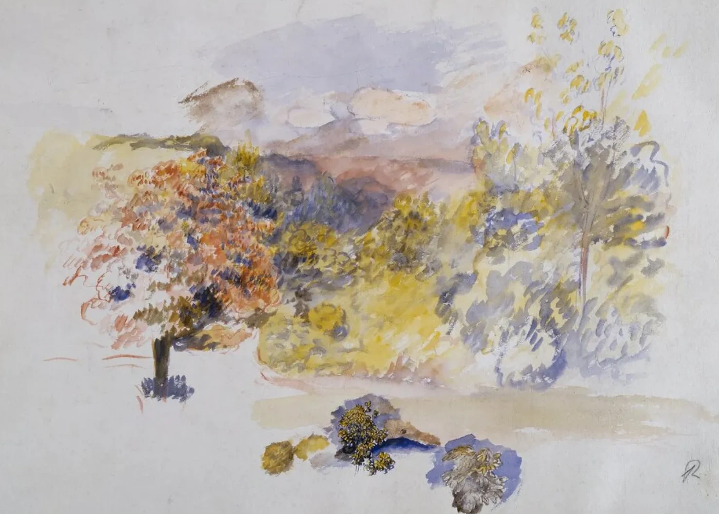 Landskap i Provence, Pierre-Auguste Renoir