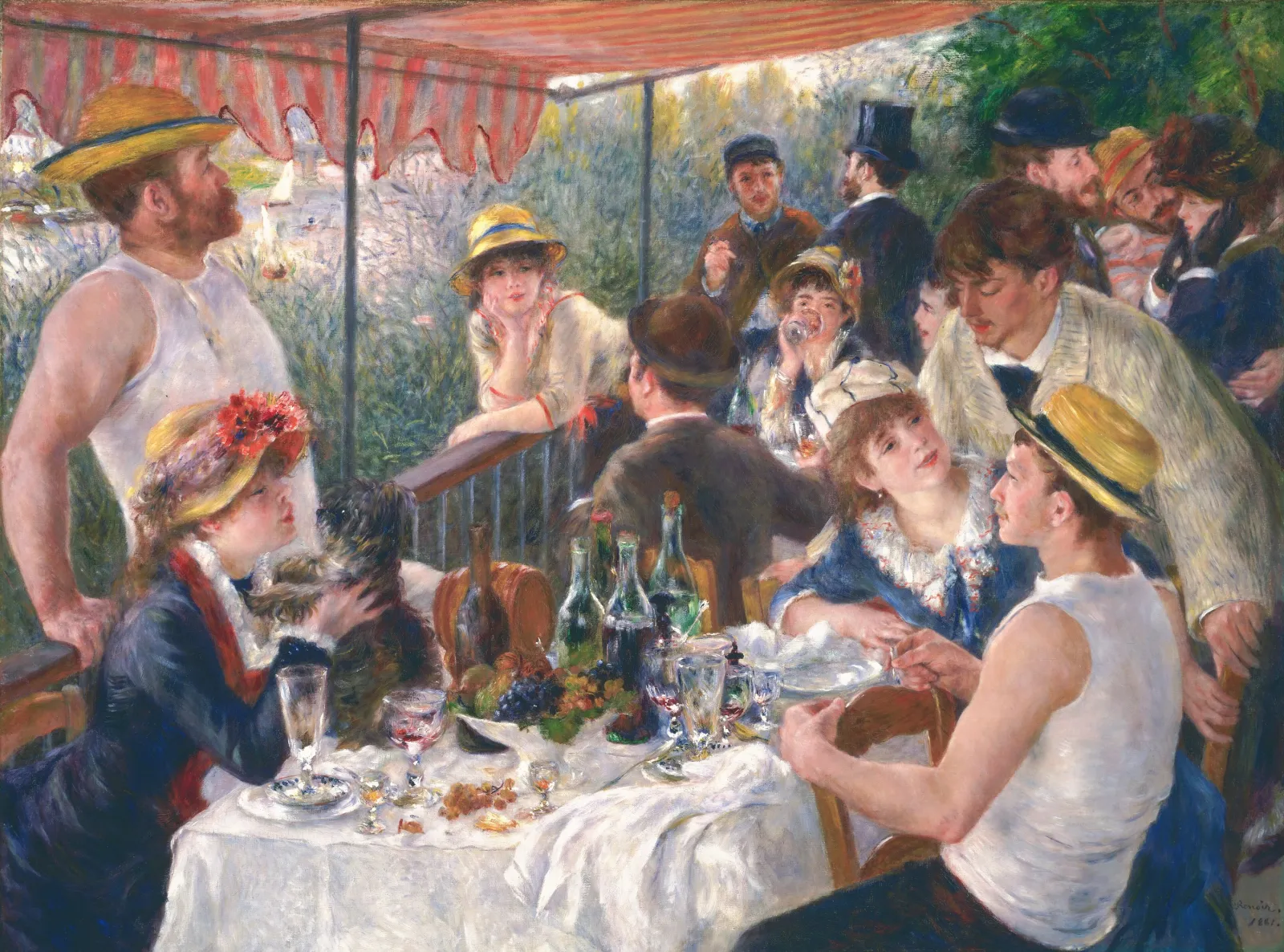 Le Déjeuner des canotiers, Pierre-Auguste Renoir