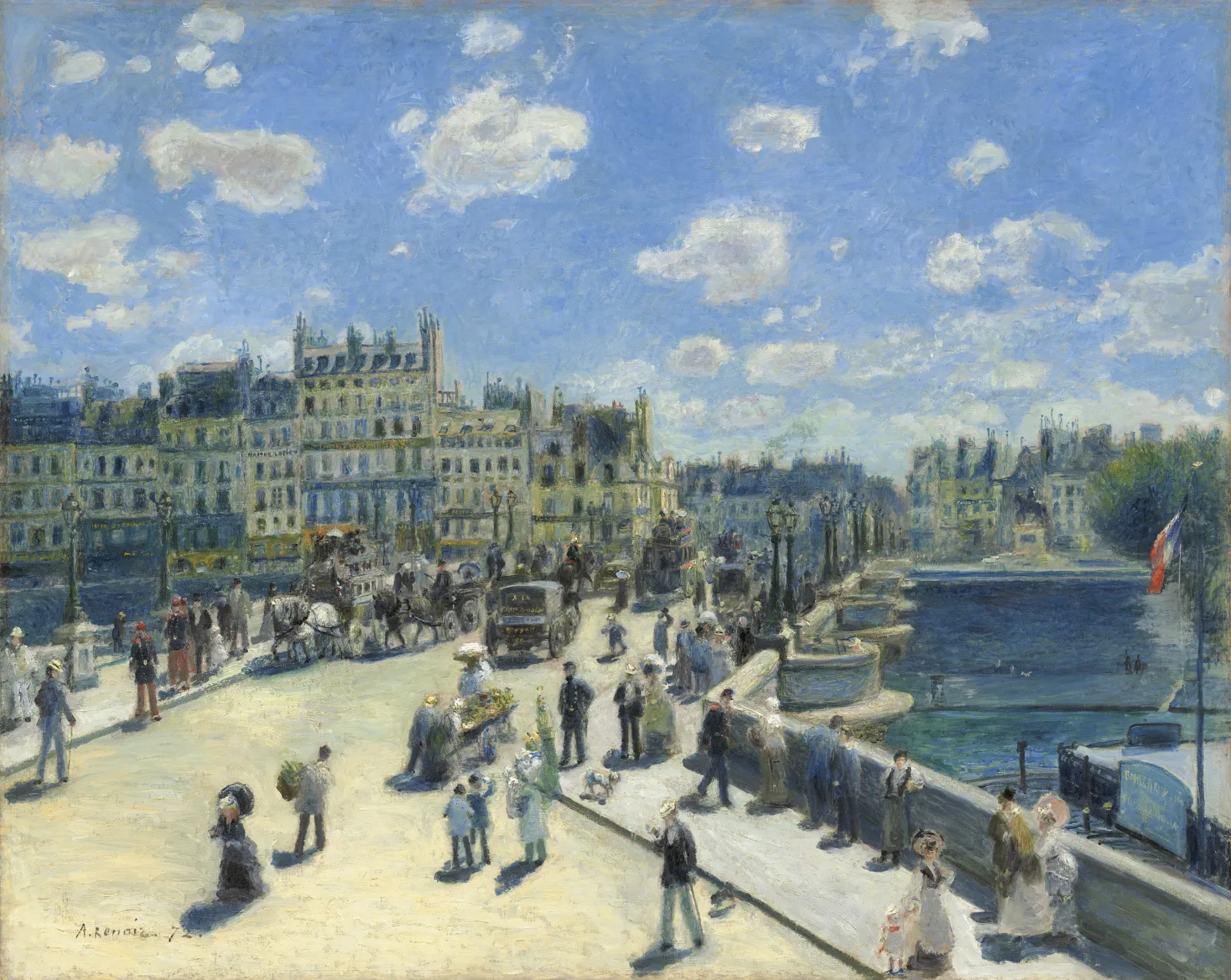 Le Pont-Neuf, Pierre-Auguste Renoir