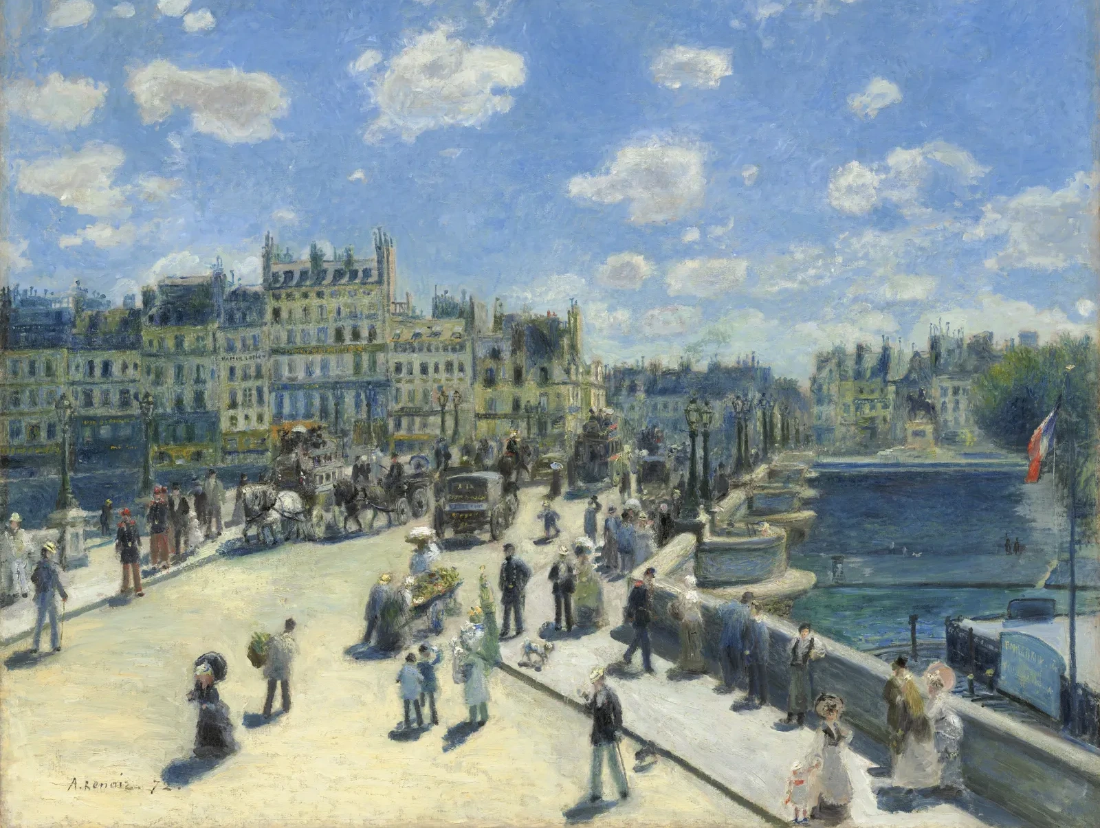 Le Pont-Neuf, Pierre-Auguste Renoir