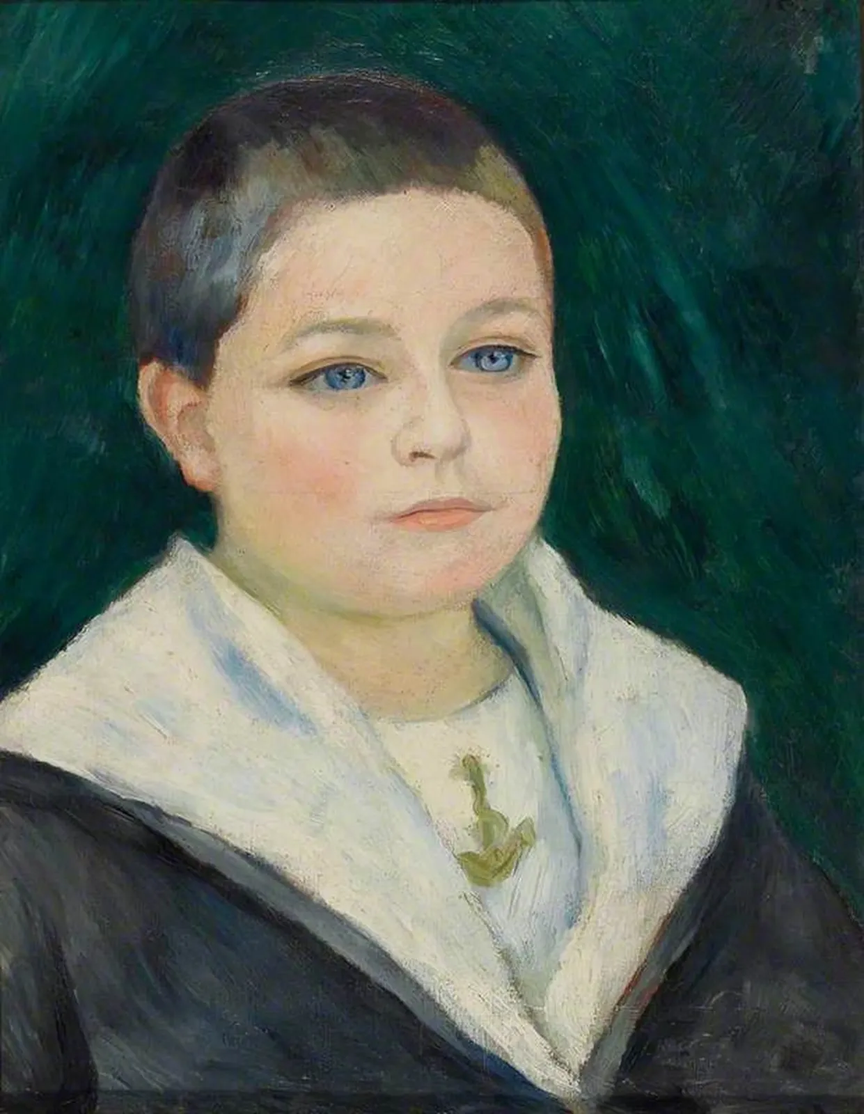 Léon Goujon in Sailor-Suit, Pierre-Auguste Renoir