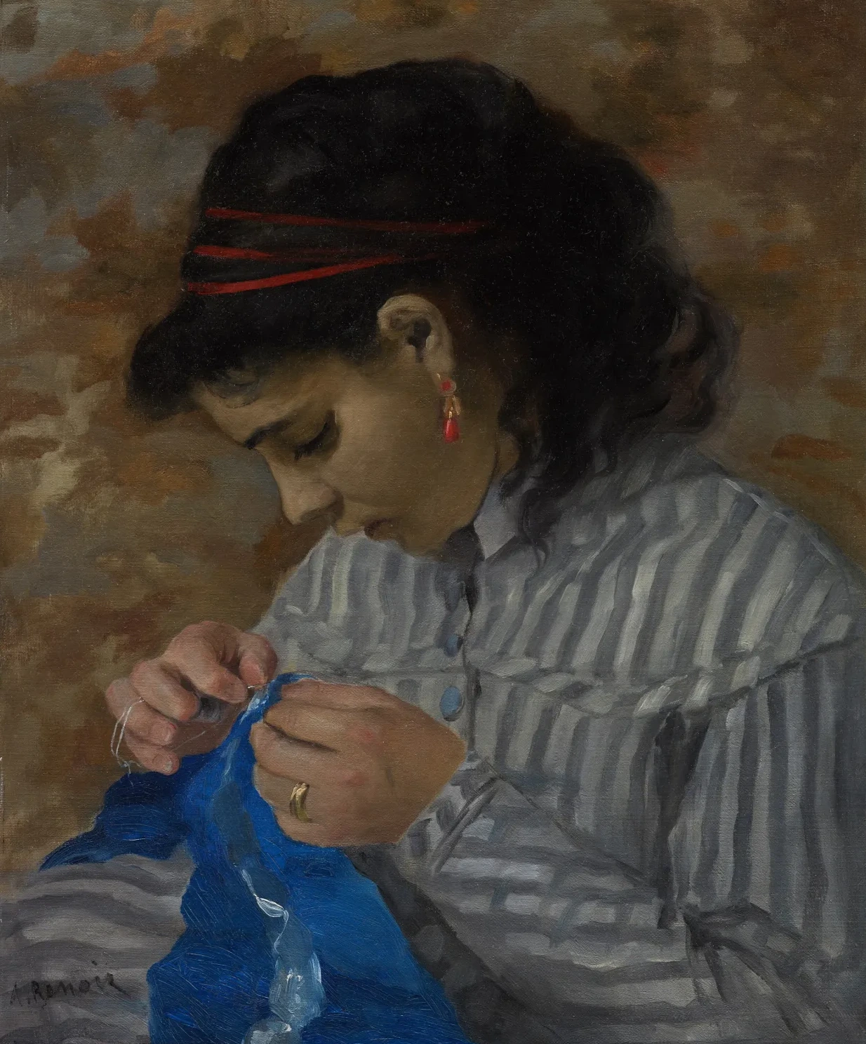 Lise cousant, Pierre-Auguste Renoir