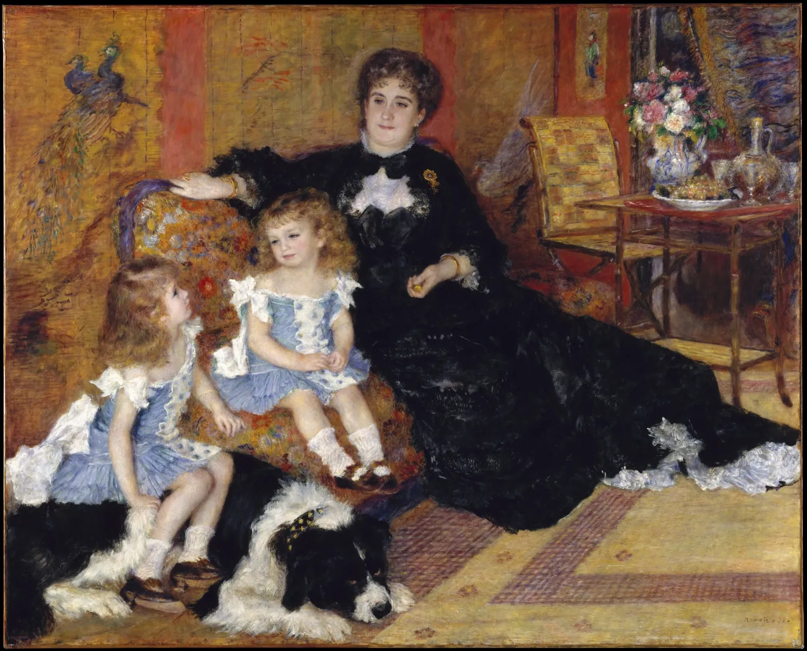 Madame Charpentier et ses enfants, Pierre-Auguste Renoir