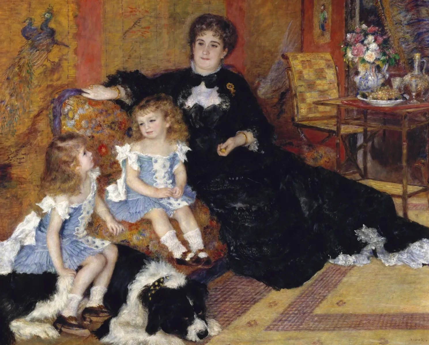 Madame Charpentier et ses enfants, Pierre-Auguste Renoir