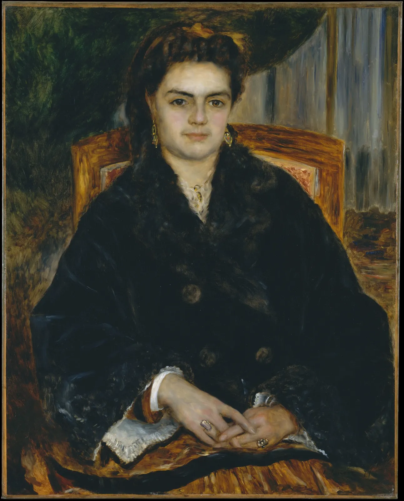Madame Édouard Bernier (Marie-Octavie-Stéphanie Laurens, 1838–1920), Pierre-Auguste Renoir