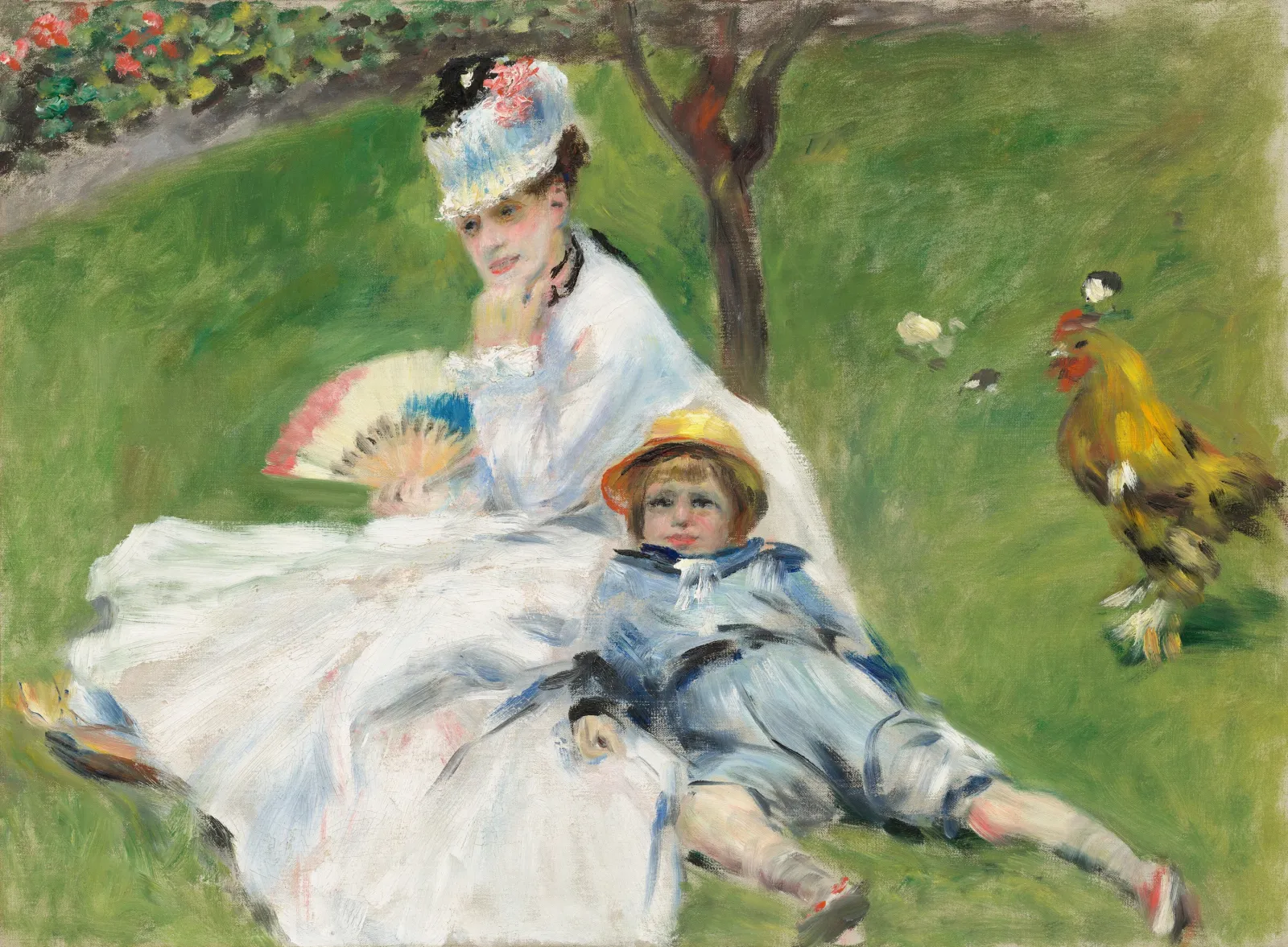 Madame Monet and Her Son, Pierre-Auguste Renoir