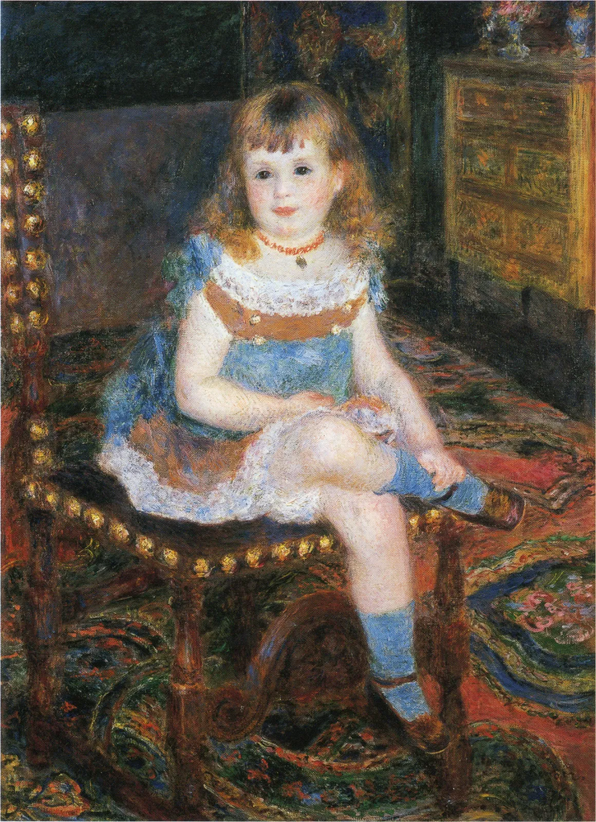 Mademoiselle Georgette Charpentier assise, Pierre-Auguste Renoir