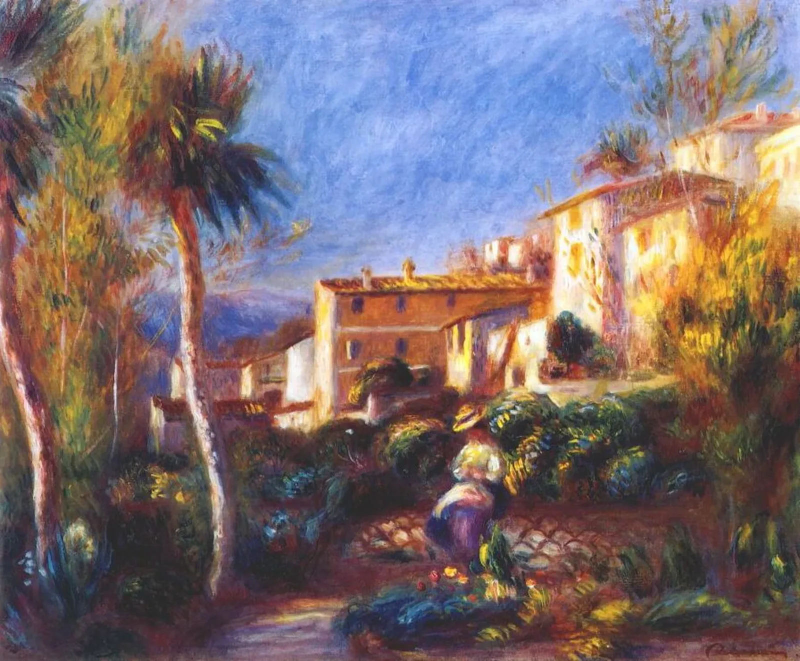 Maison de la Poste à Cagnes, Pierre-Auguste Renoir