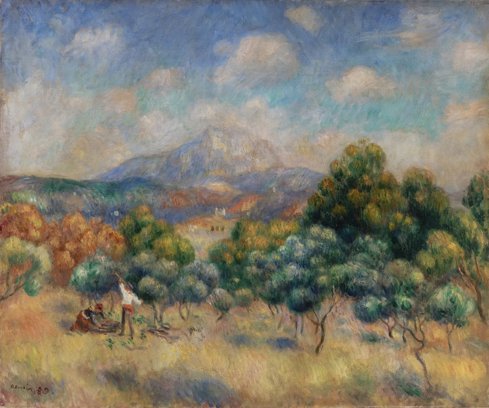 Montagne Sainte-Victoire (Paysage), Pierre-Auguste Renoir
