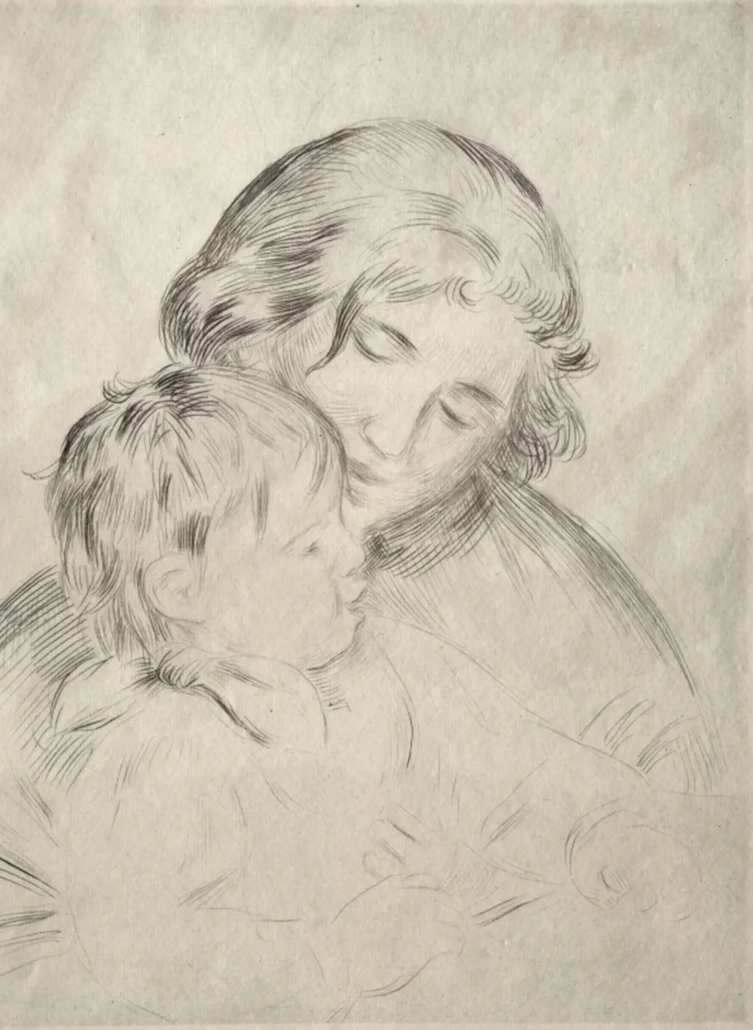 Mother and Child, Pierre-Auguste Renoir