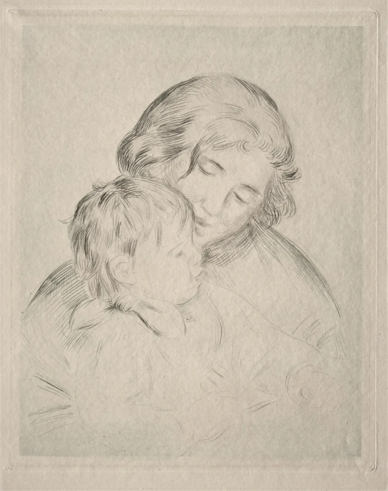 Mother and Child, Pierre-Auguste Renoir